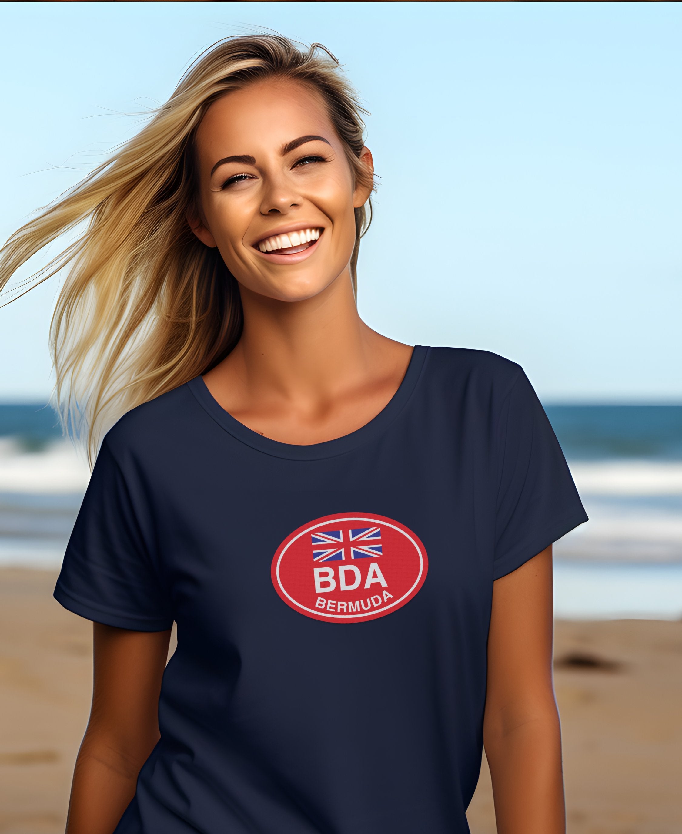 Bermuda pink shores, caves, Bermuda Day Parade womens t-shirt