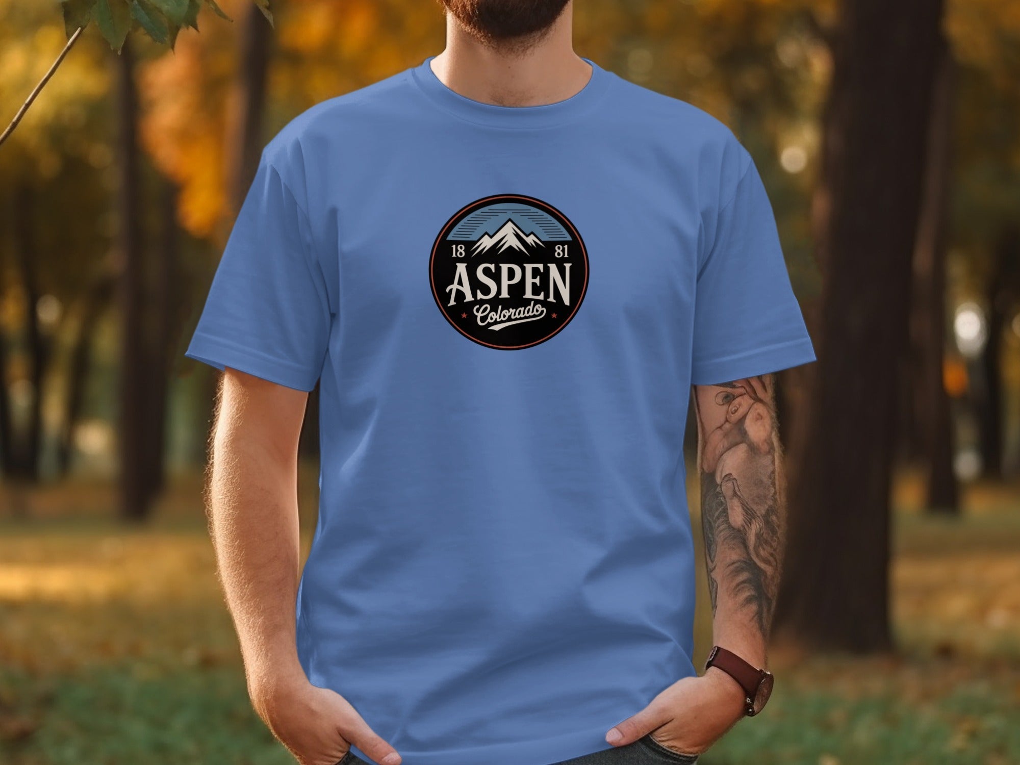 Aspen Colorado Graphic Tee Shirt Casual Apparel product