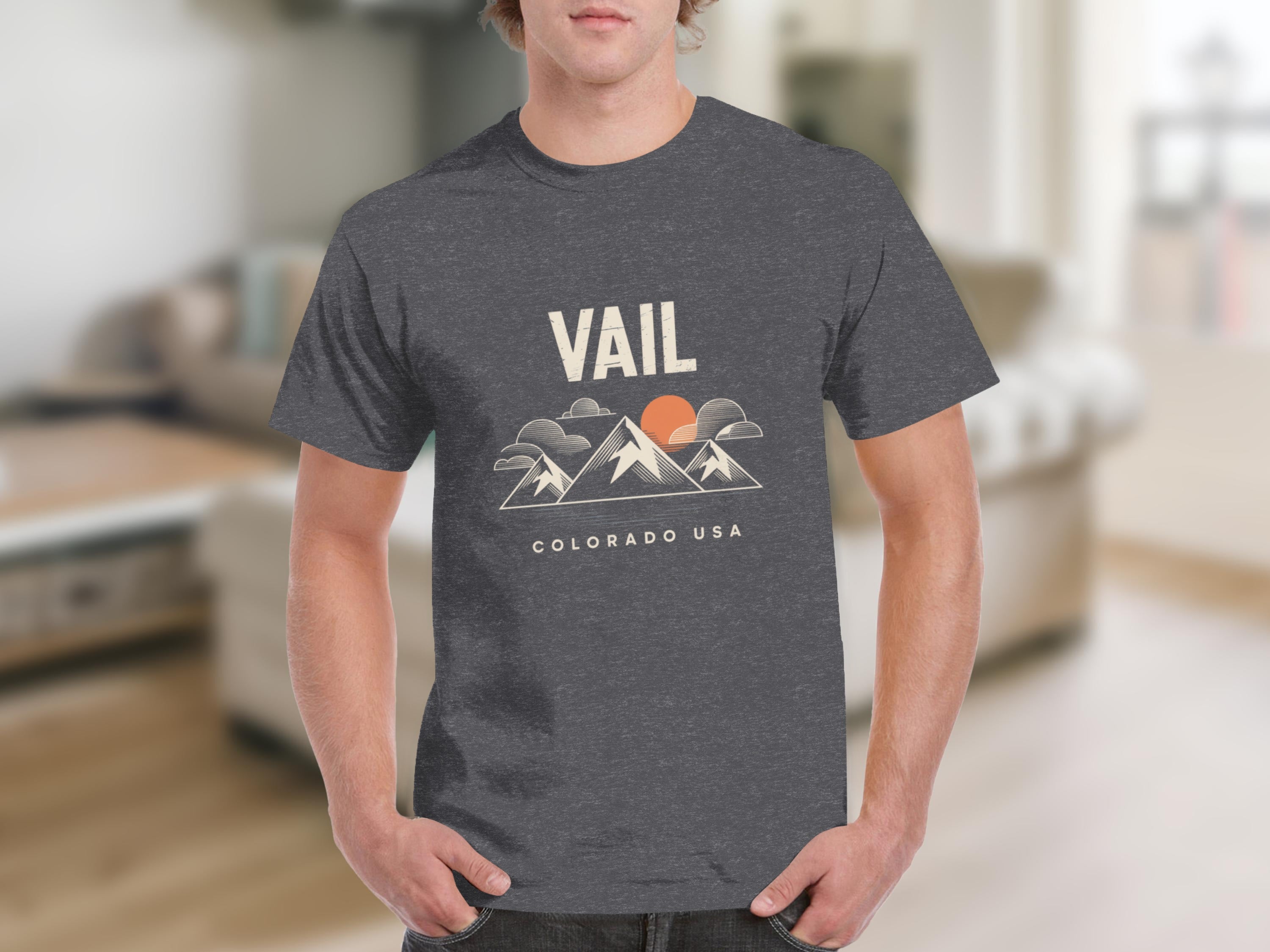 Vail Colorado USA Mountains Graphic T-Shirt product