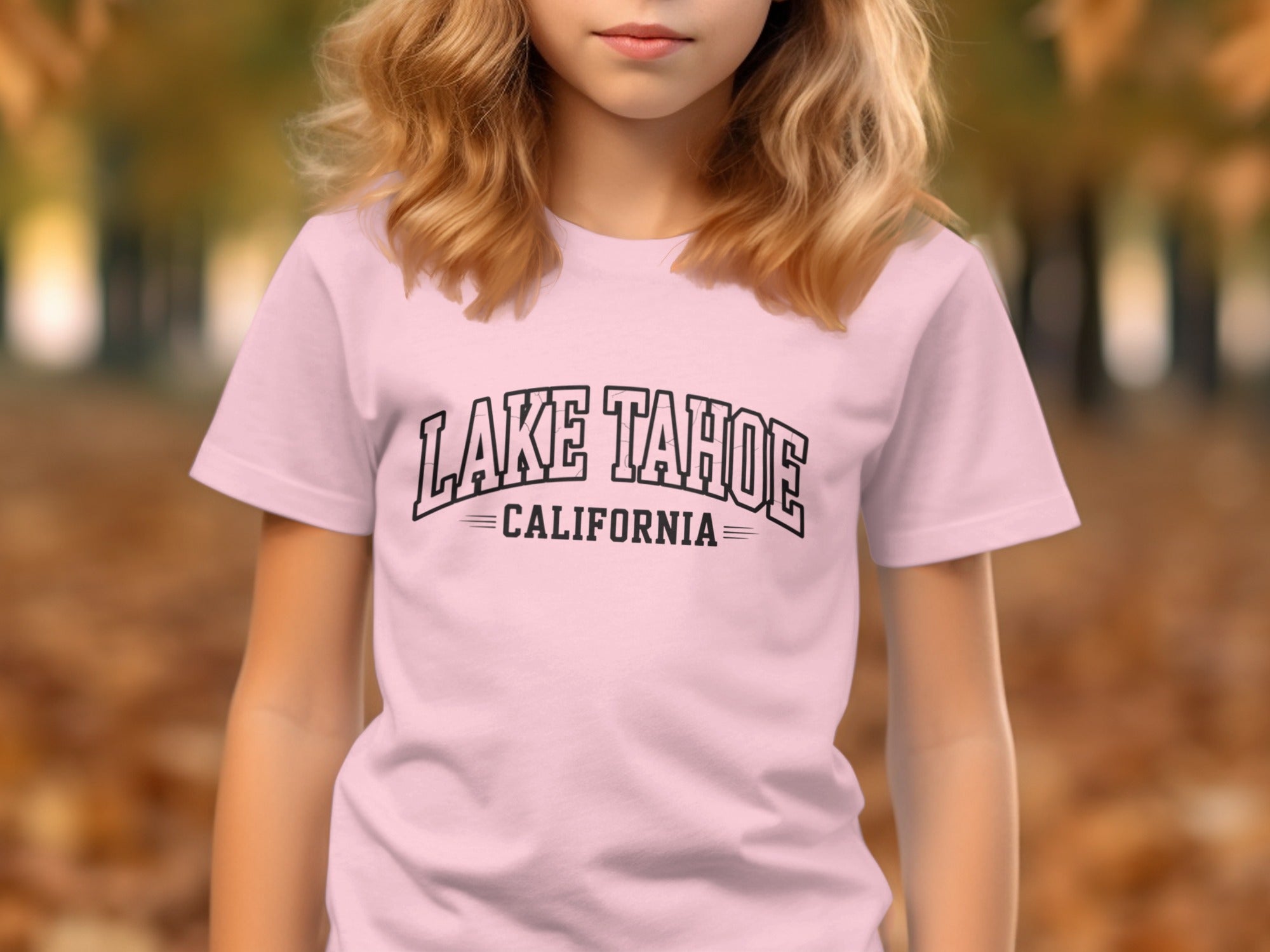 Lake Tahoe California graphic tee for casual wear