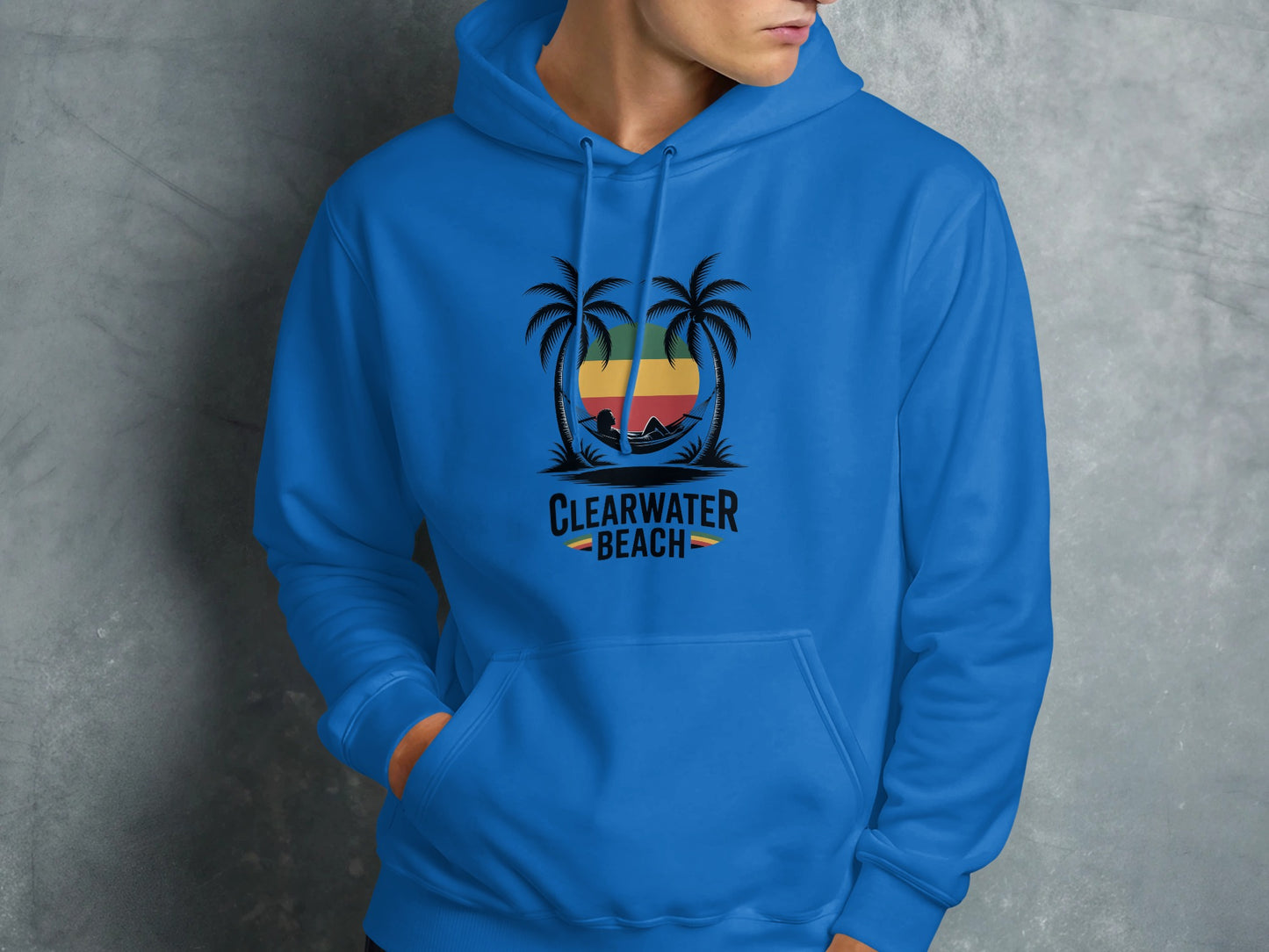 Clearwater Beach Sunset Blue Hoodie product