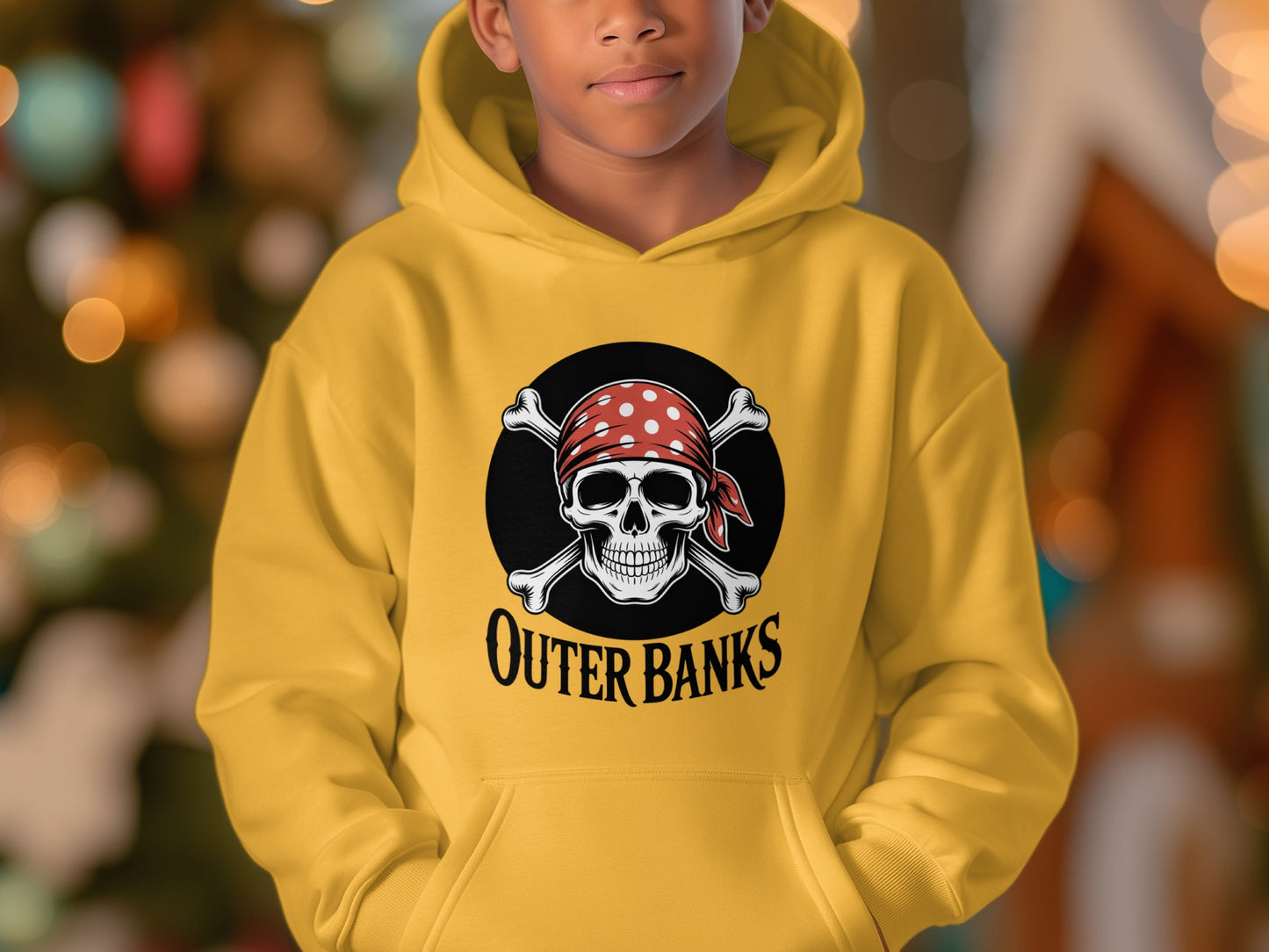 Outer Banks Pirate Skull Design Hoodie product type