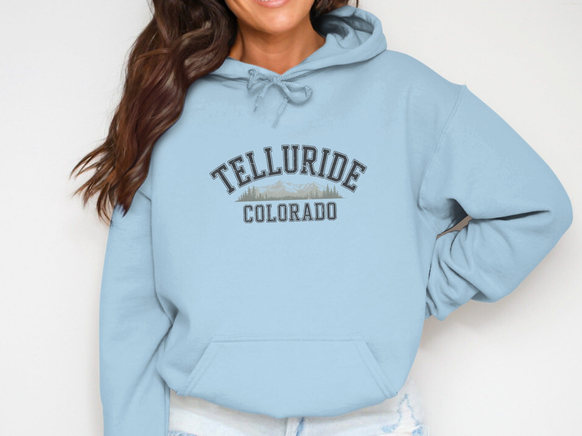 Telluride Womens Hoodies Telluride Colorado Design Hoodie
