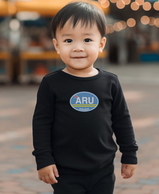 Aruba butterfly watching at The Butterfly Farm Toddler Long Sleeve T-Shirt