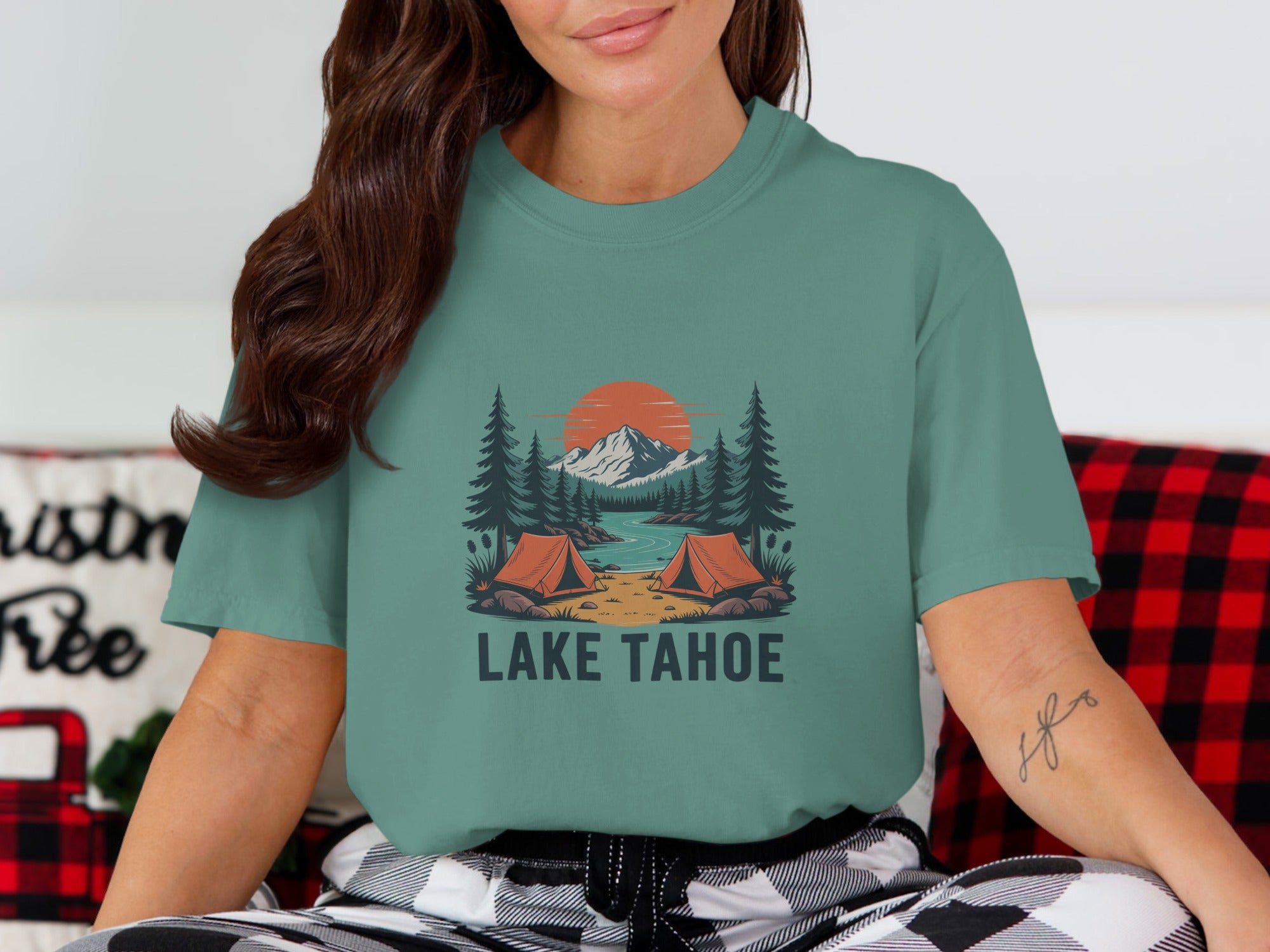 Lake Tahoe Camping Graphic T-Shirt product type