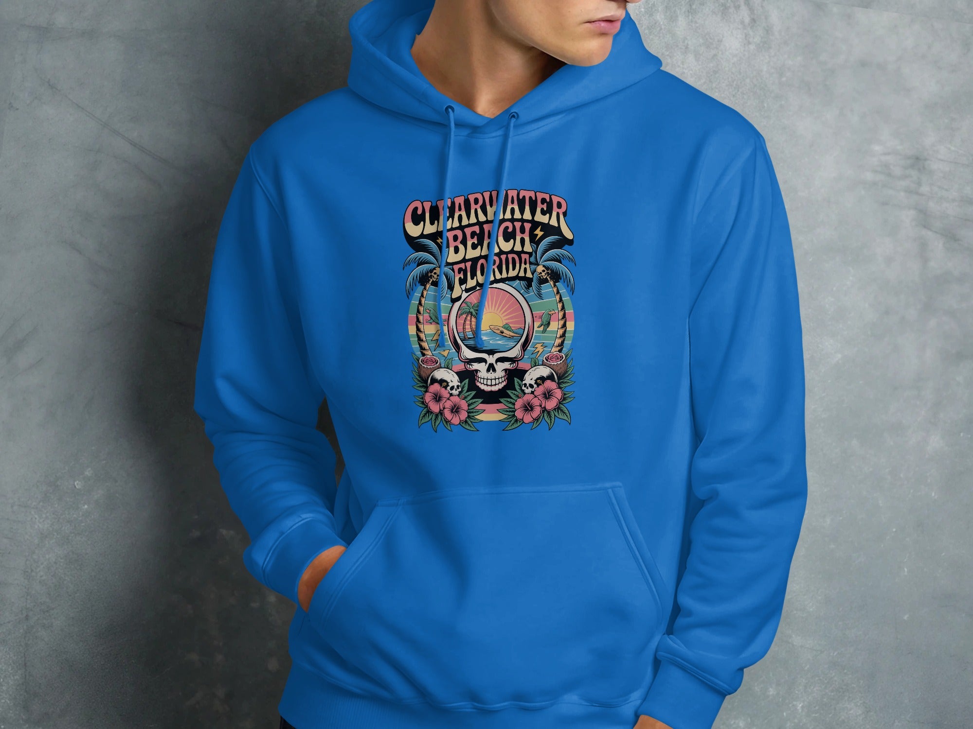 Clearwater Beach Florida Hoodie Casual Wear Product Type