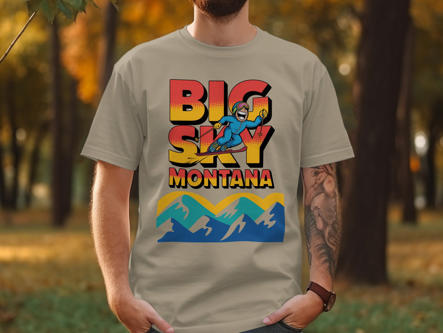 Big Sky Montana Mountain Adventure T-Shirt product