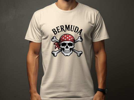 Bermuda Pirate Skull and Crossbones T shirt product type