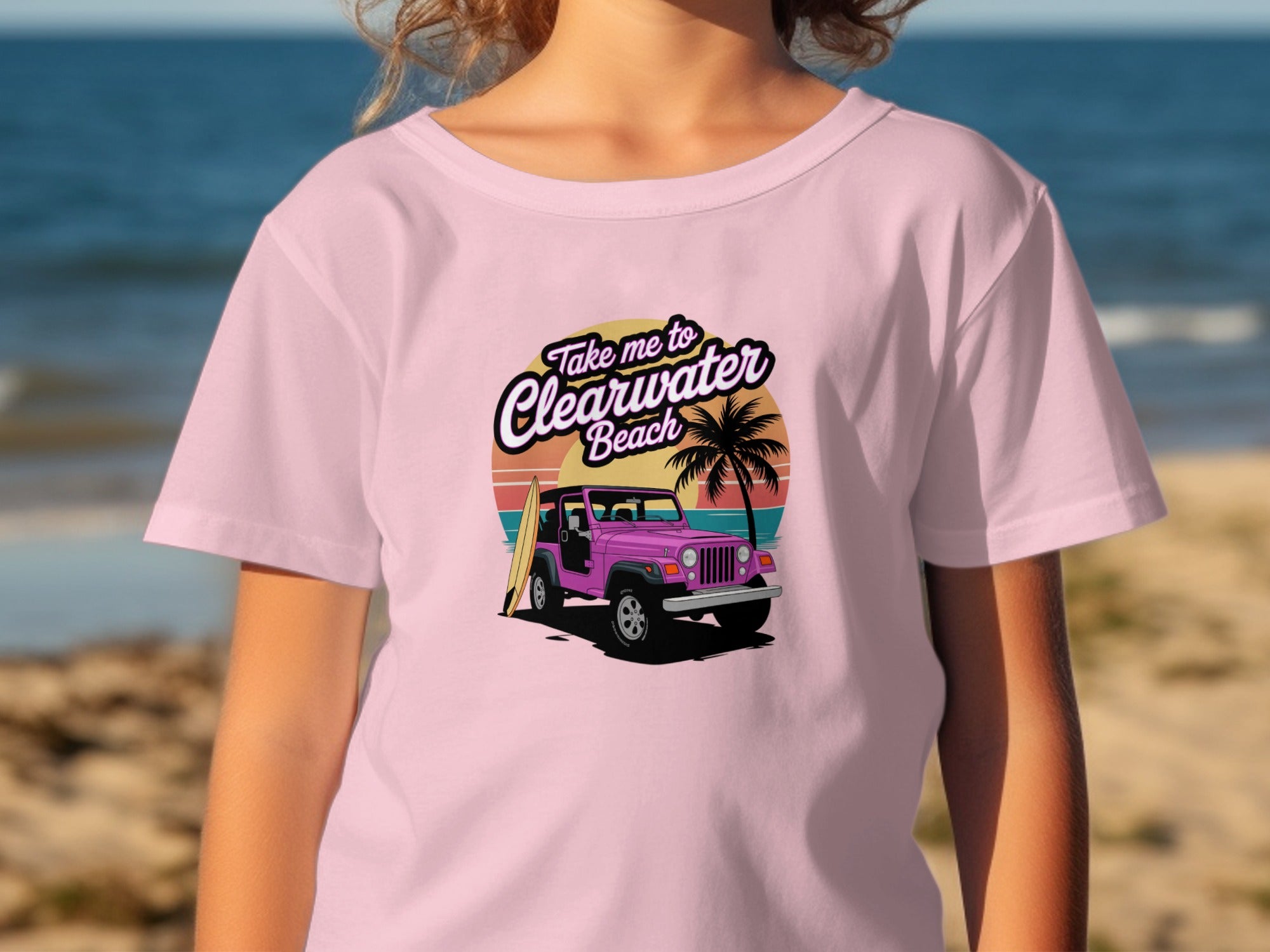 Take Me to Clearwater Beach Retro T-Shirt product type