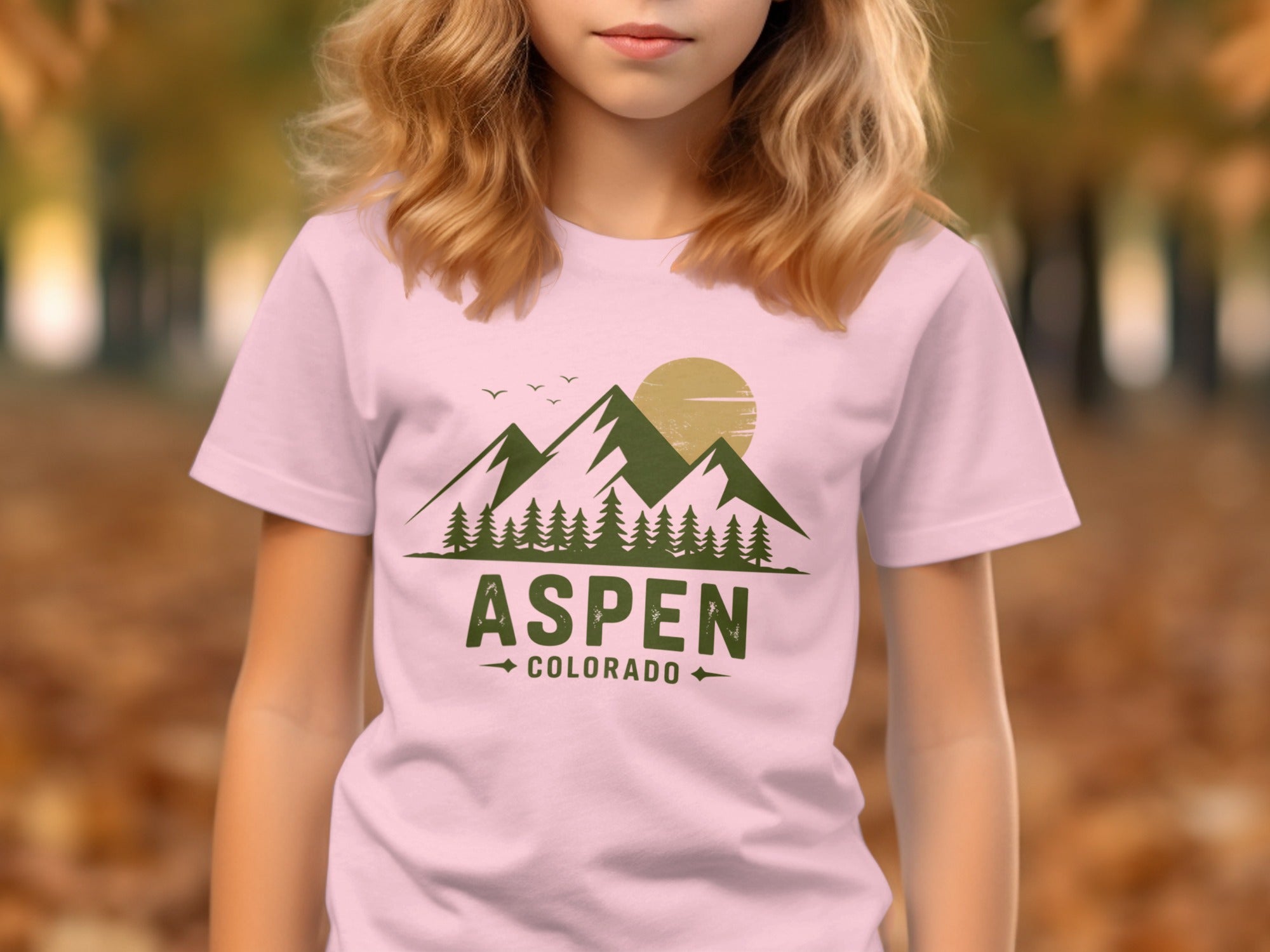 Aspen Colorado Mountains Graphic T-shirt
