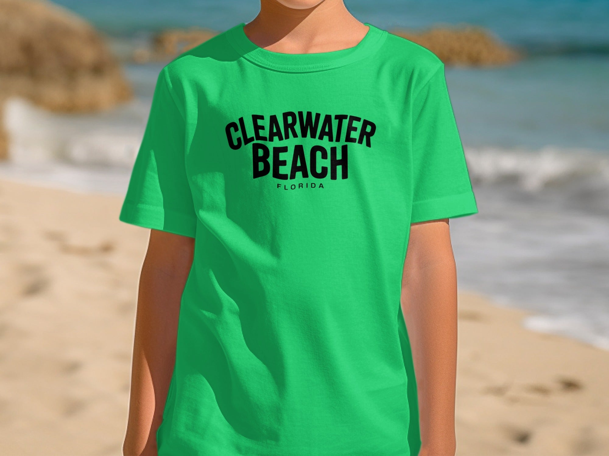 Clearwater Beach Florida Green T-Shirt Beachwear product type
