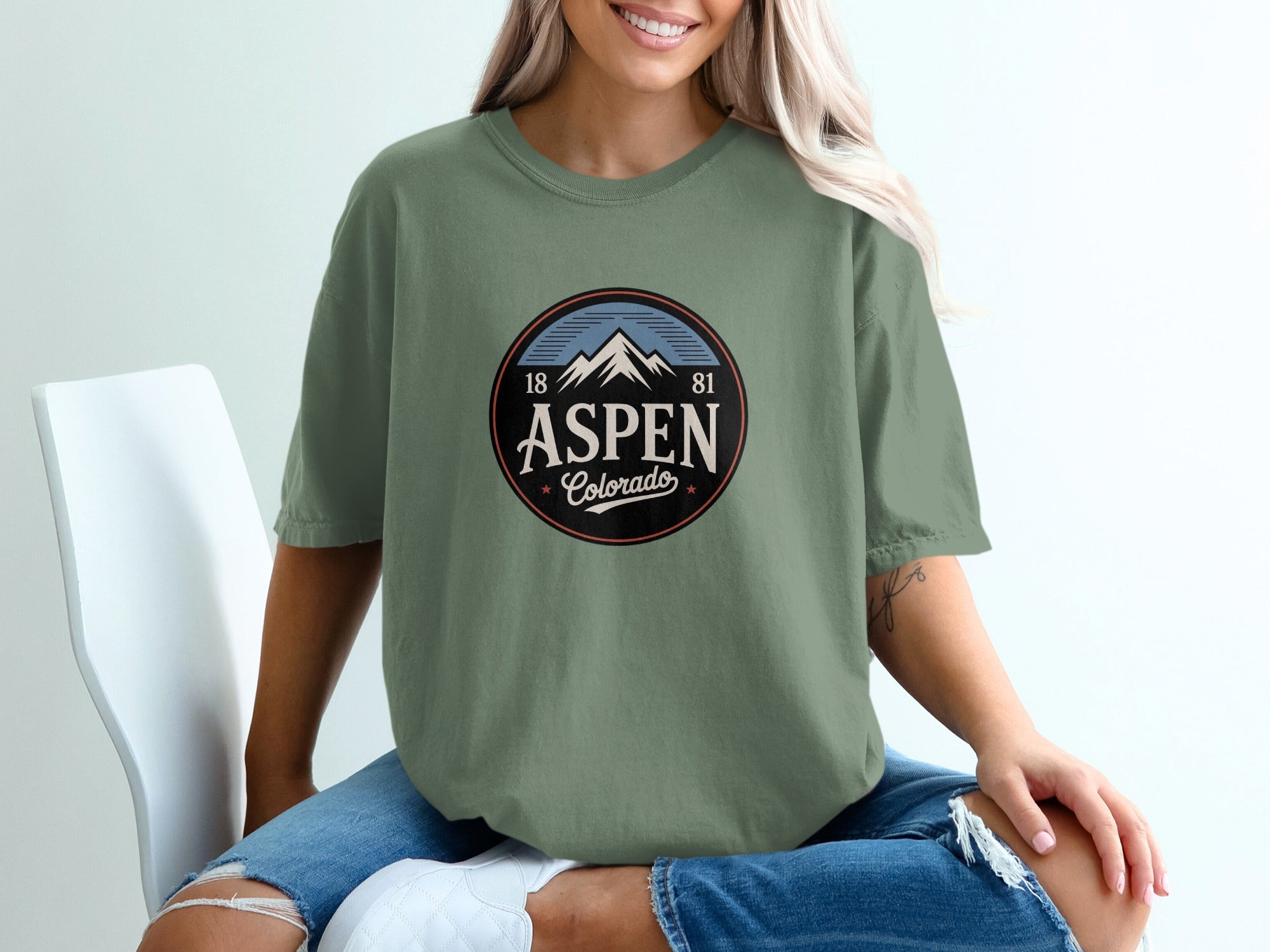 Aspen Colorado 1881 Mountain Graphic Tee product