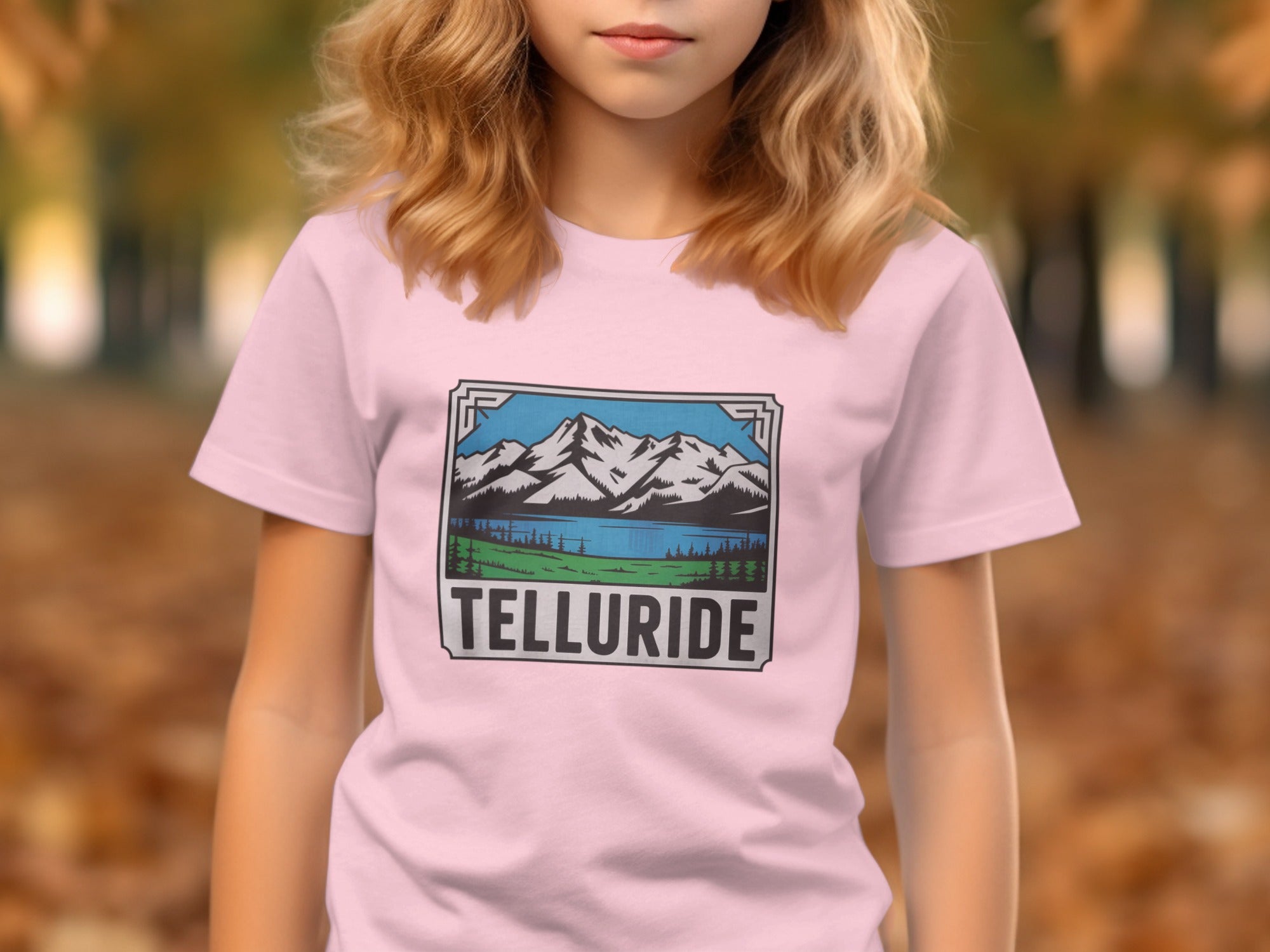 Telluride Mountain Scenic Graphic Tee Shirt