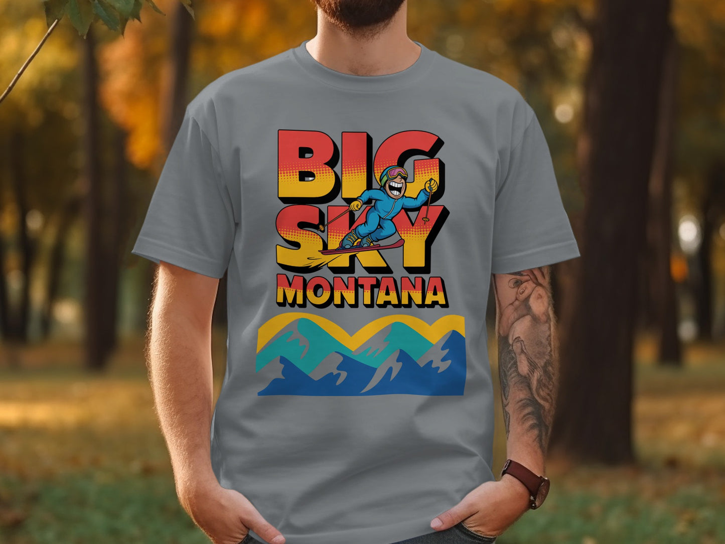 Big Sky Montana Graphic T-Shirt product type