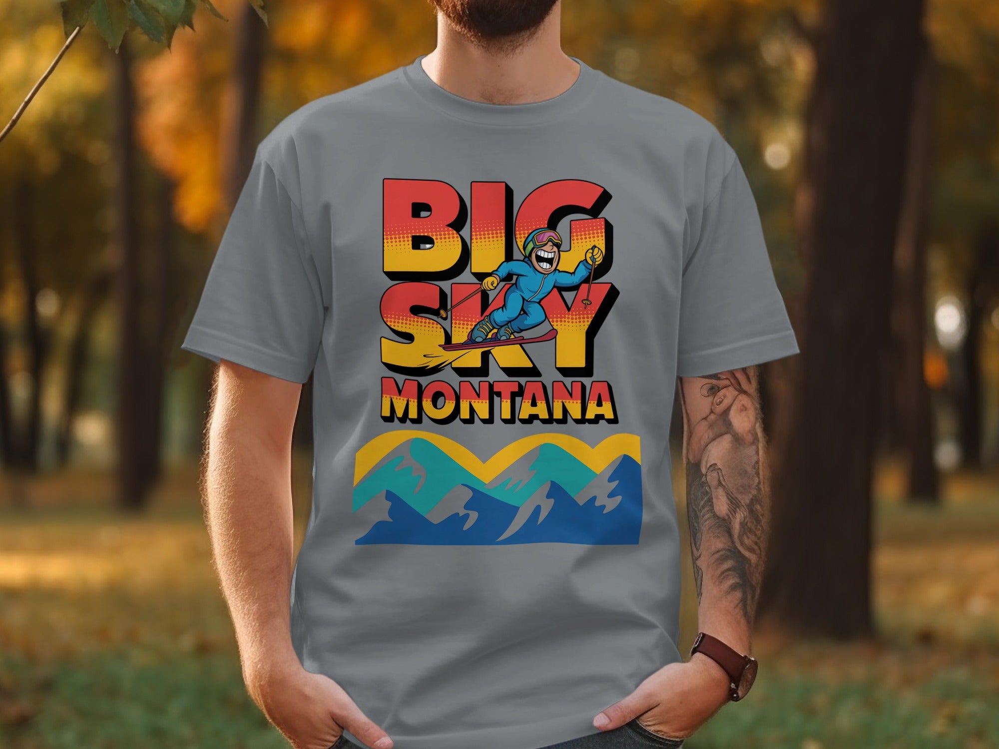 Big Sky Montana Graphic T-Shirt product type