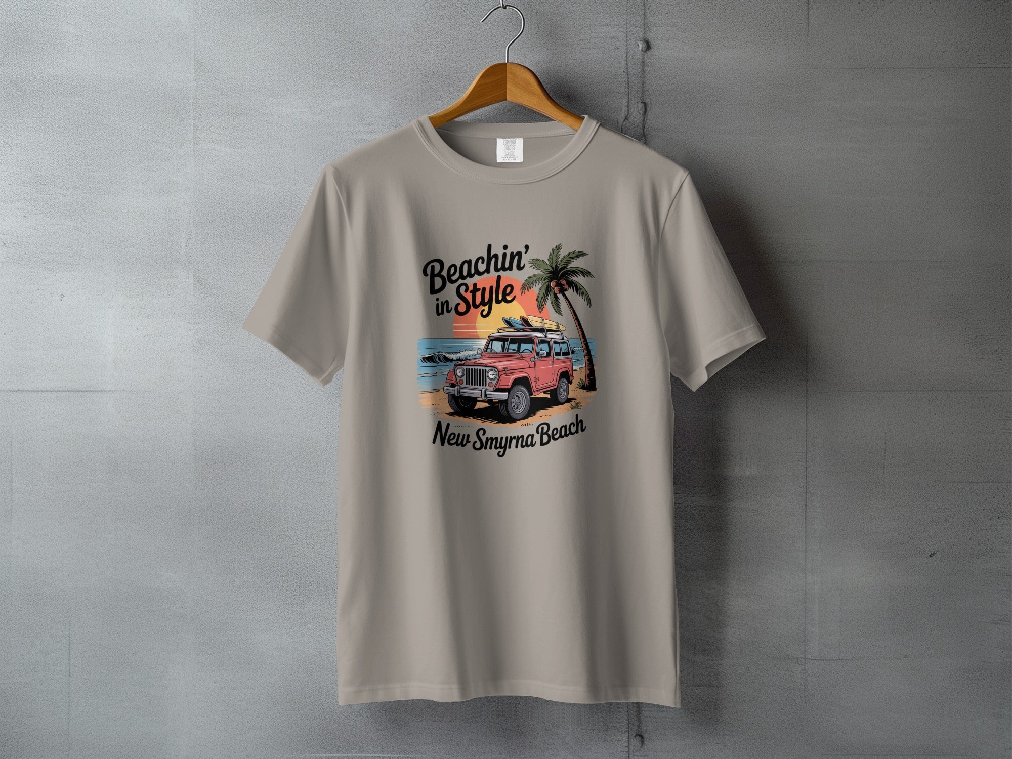 Beachin' in Style New Smyrna Beach T-shirt product type