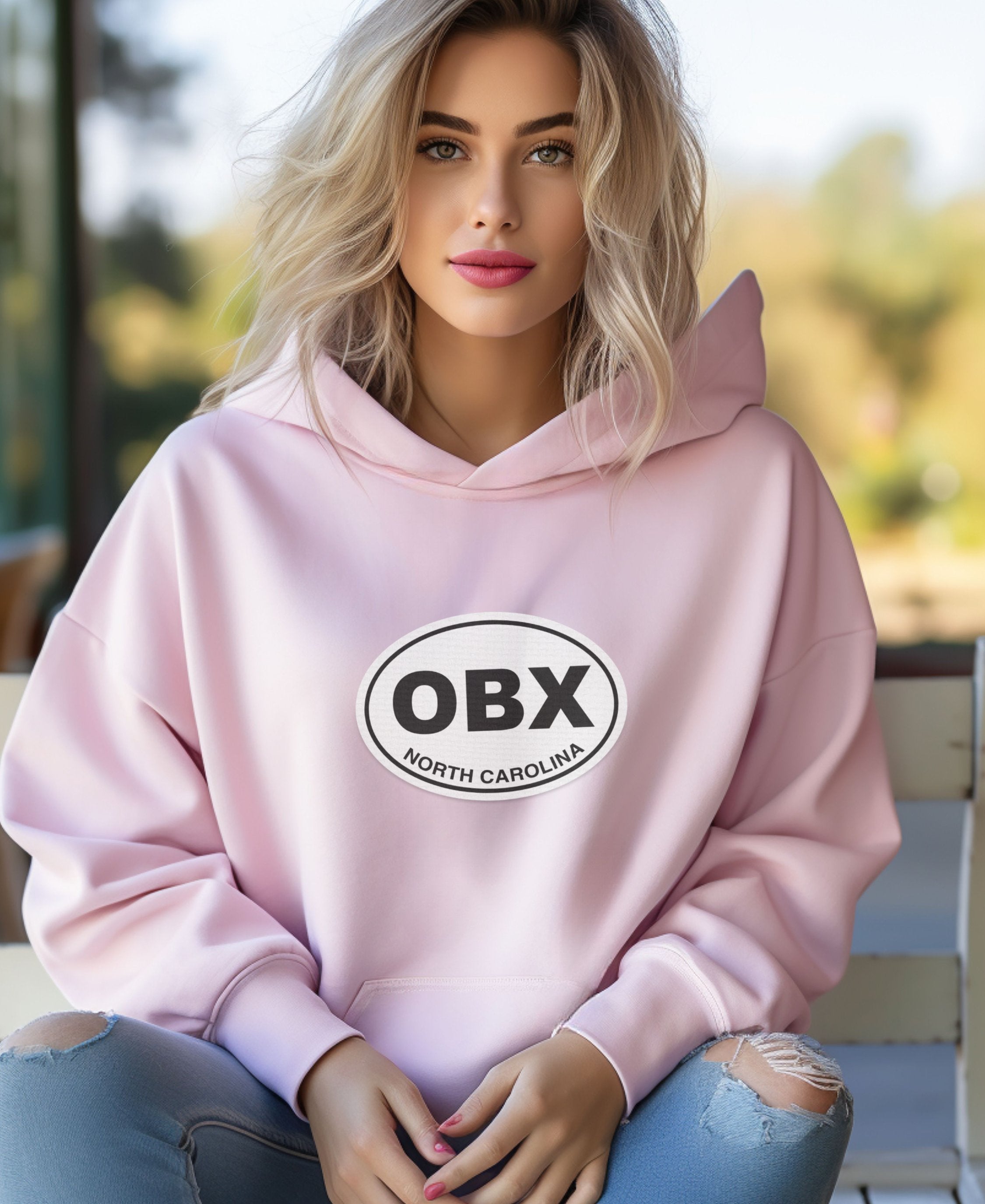Outer Banks Breezes & OBX Life Womens Hoodie