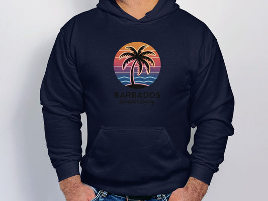 Barbados Barefoot Luxury Palm Tree Hoodie product