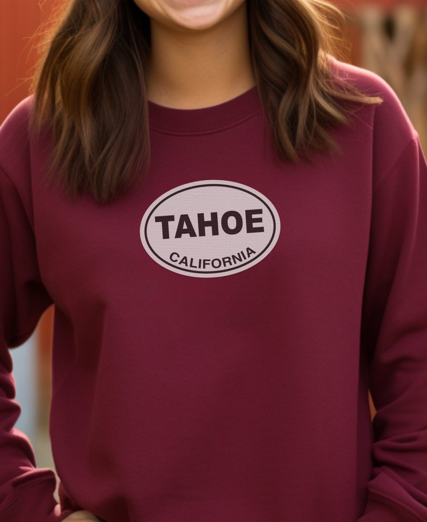 Tahoe California Maroon Sweatshirt product
