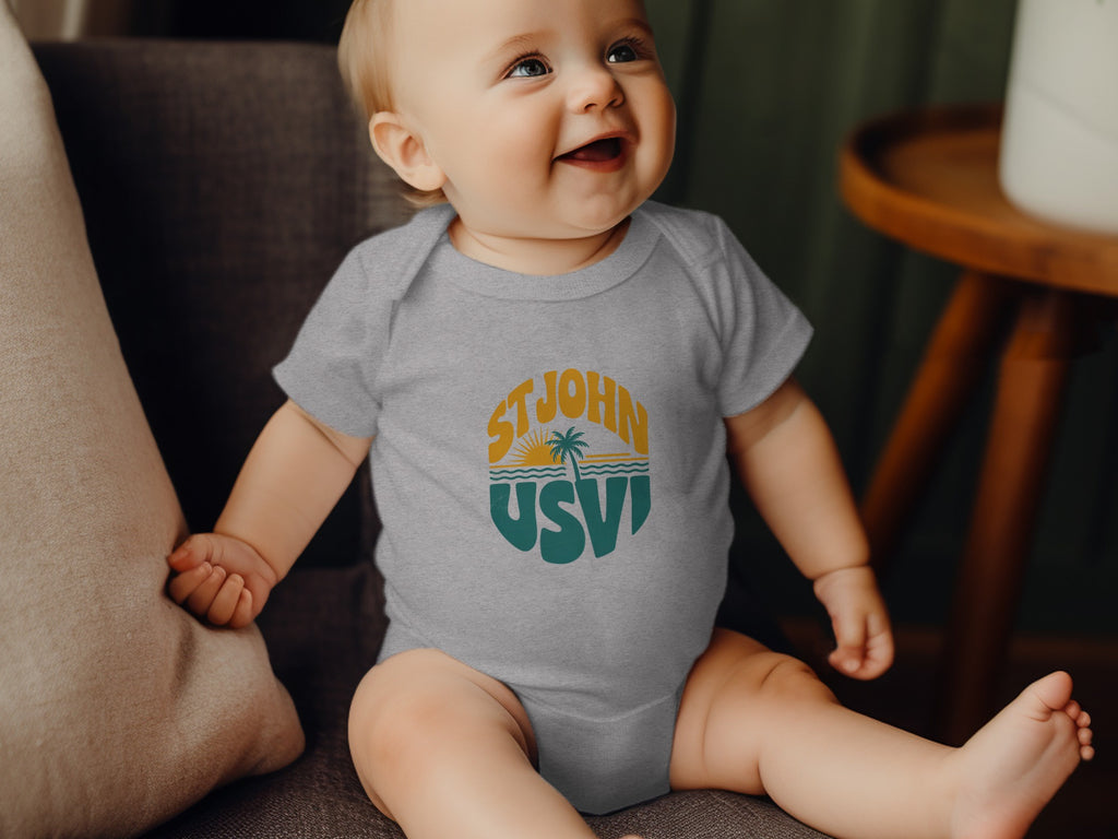 St John USVI Baby Onesie Adorable Baby Clothing product type