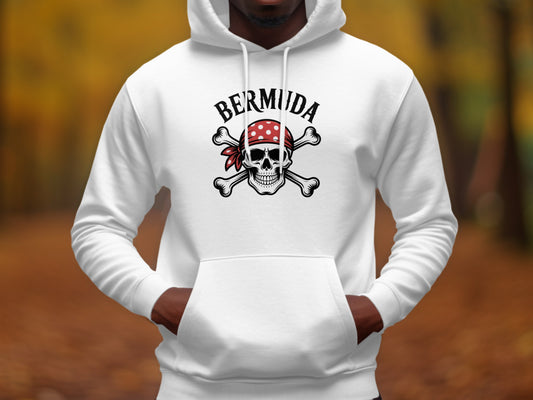 Bermuda Pirate Skull and Crossbones Hoodie product