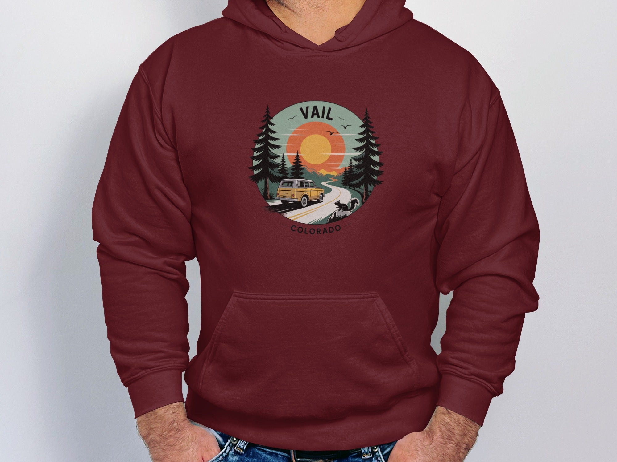Vail Colorado Scenic Sunset Mountain Hoodie product