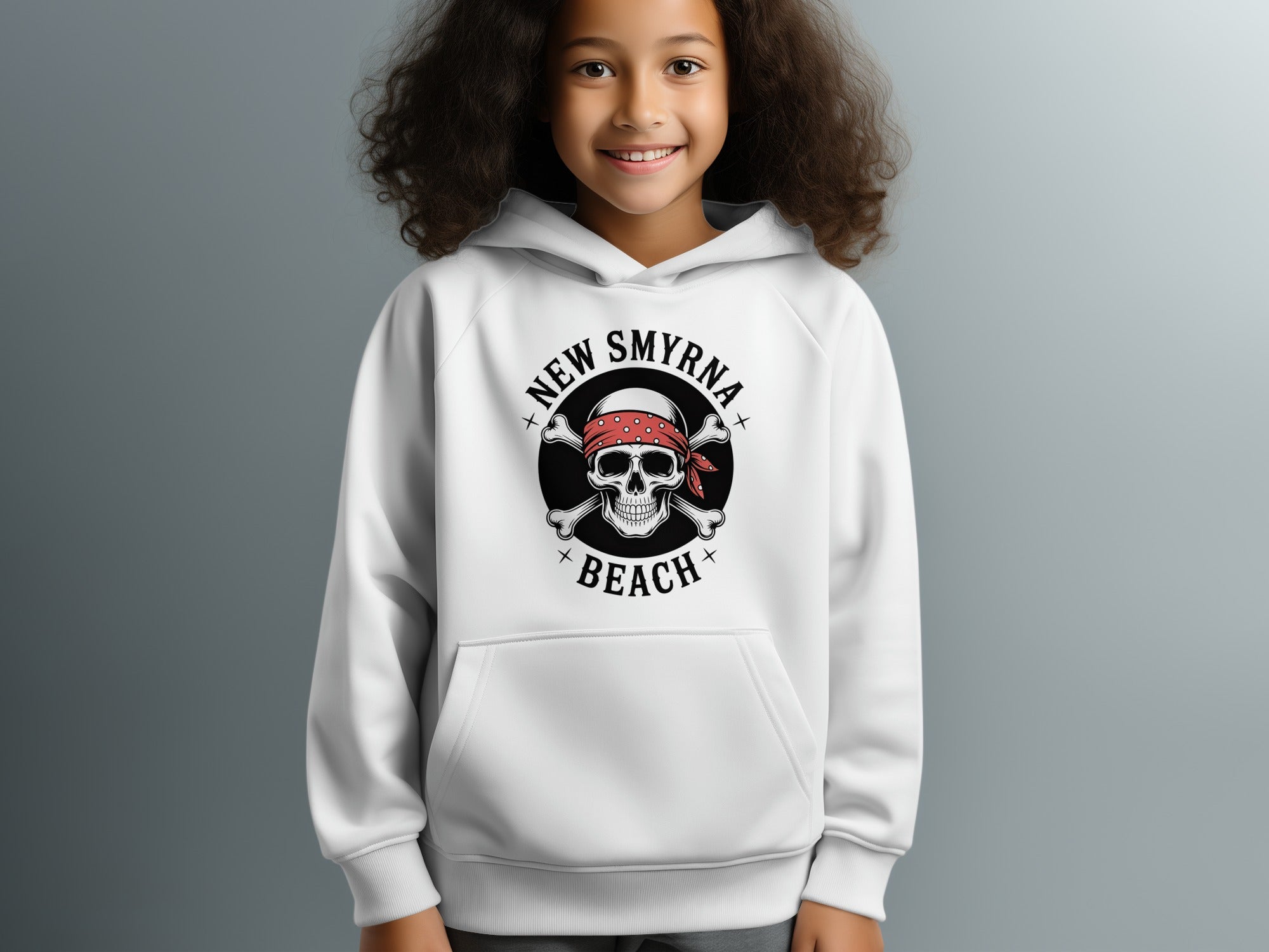 New Smyrna Beach Skull Pirate Hoodie product