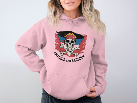 Antigua and Barbuda Skull and Crossbones Hoodie product
