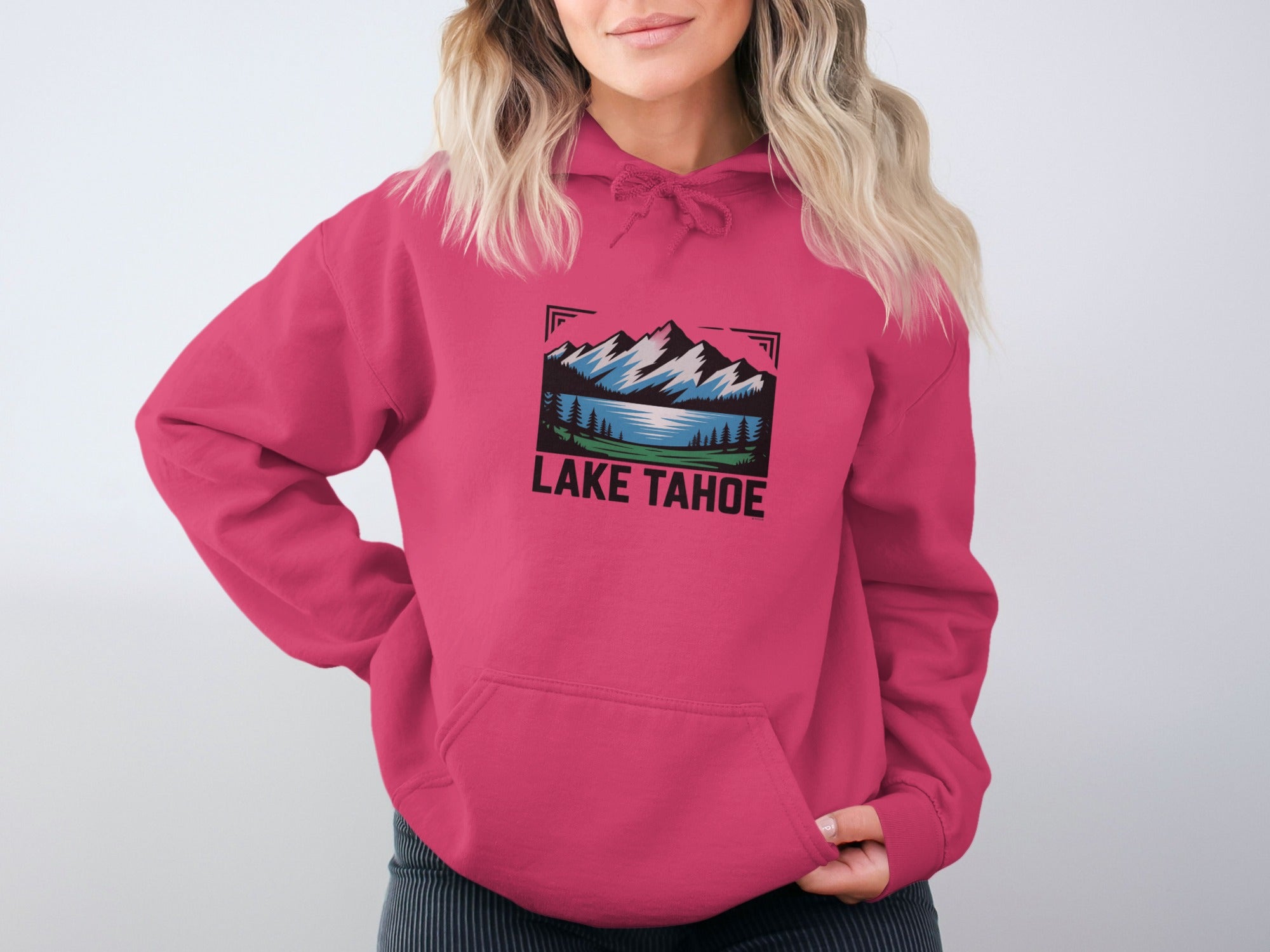 Lake Tahoe Graphic Hoodie for Outdoor Enthusiasts