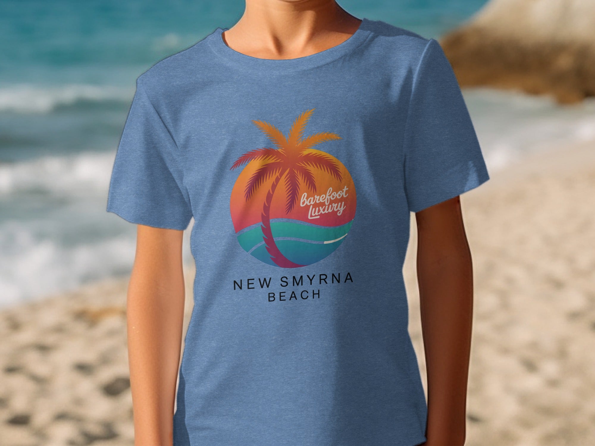 New Smyrna Beach Barefoot Luxury T-Shirt product type