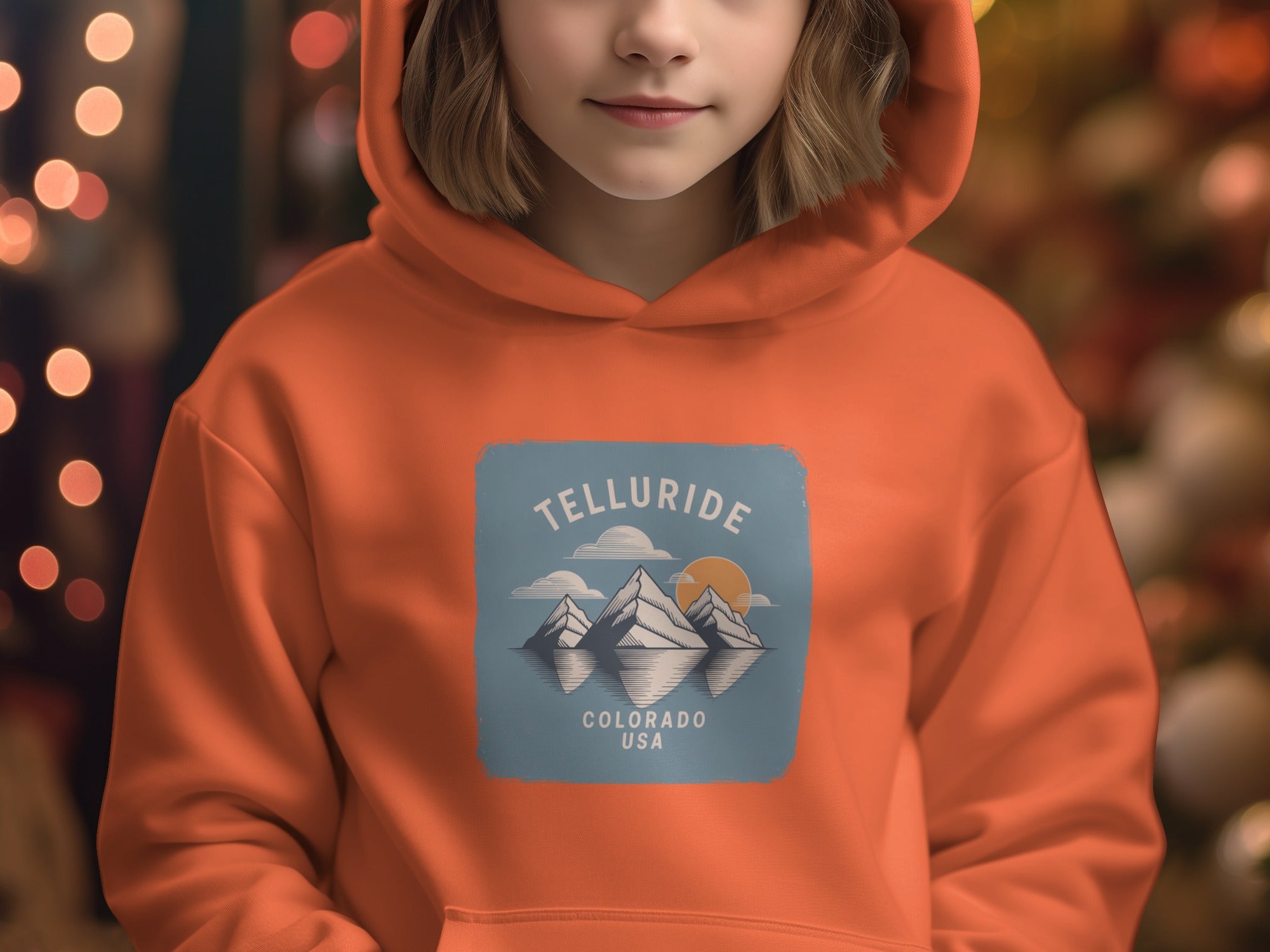 Stylish Telluride Colorado USA Themed Hoodie