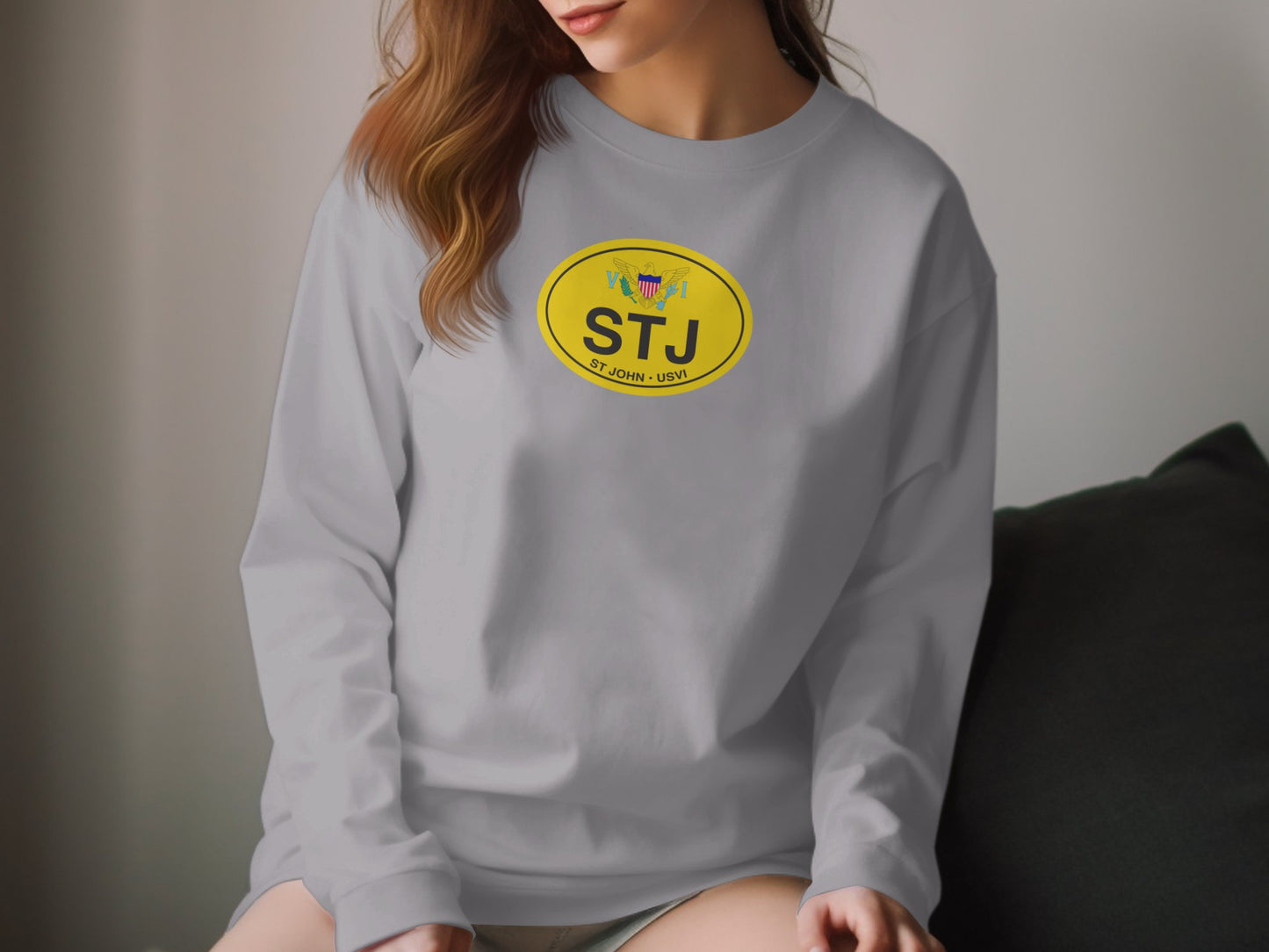 St John Festival, Love City Live, St John Blues Blowout Mens Long Sleeve T-Shirt tee