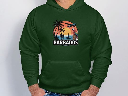 Colorful Barbados Graphic Hoodie product