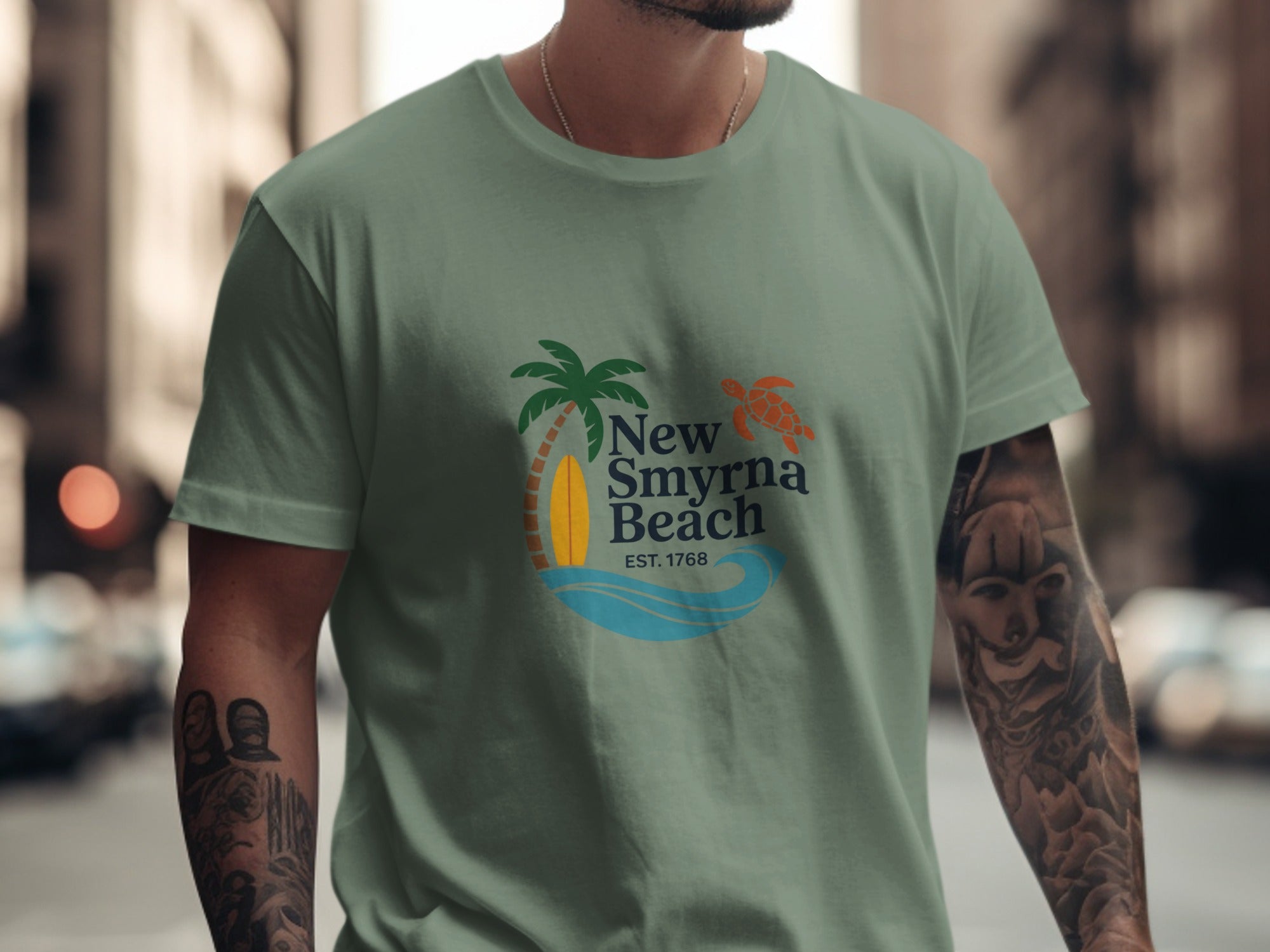 New Smyrna Beach EST 1768 Graphic T-Shirt product type