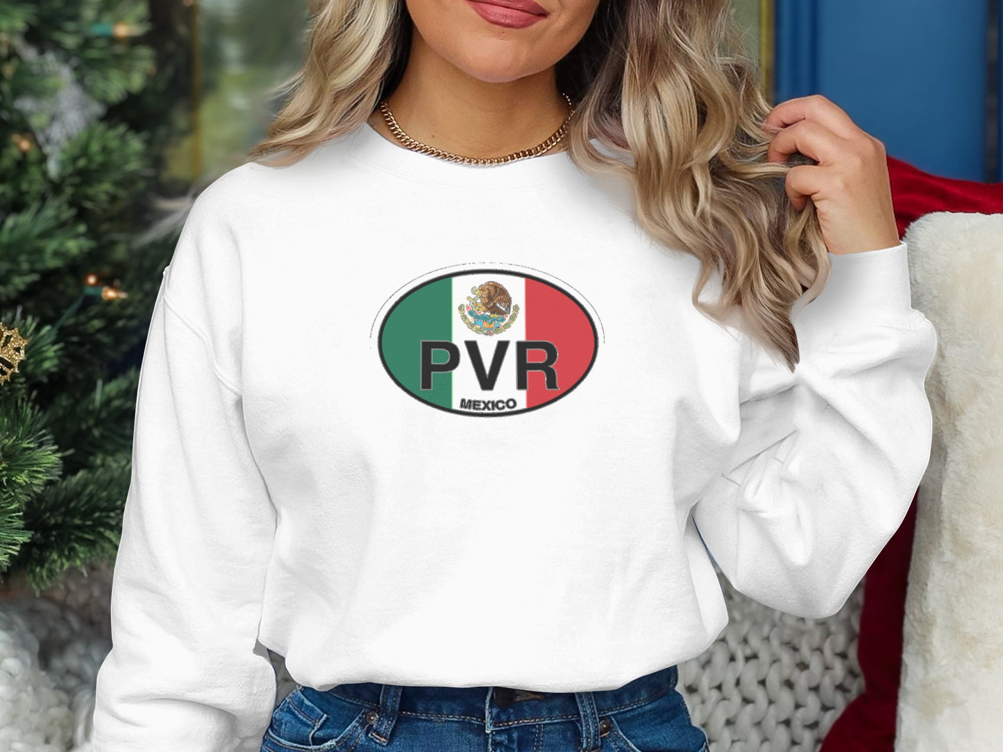 Puerto Vallarta Womens Sweatshirt Heliconia