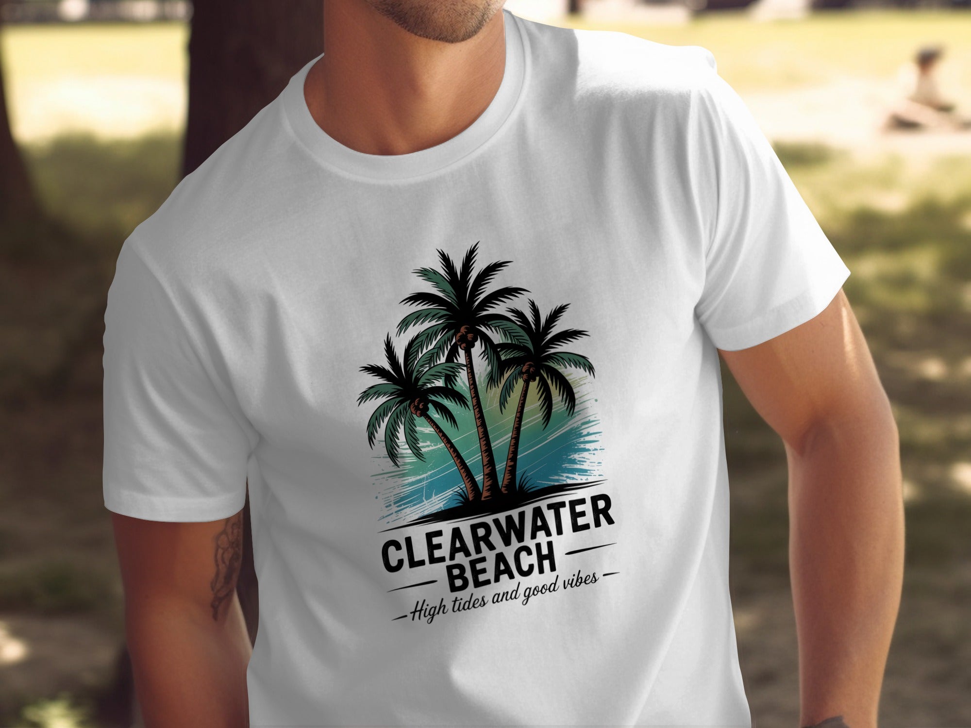 Clearwater Beach High Tides and Good Vibes T-Shirt product type