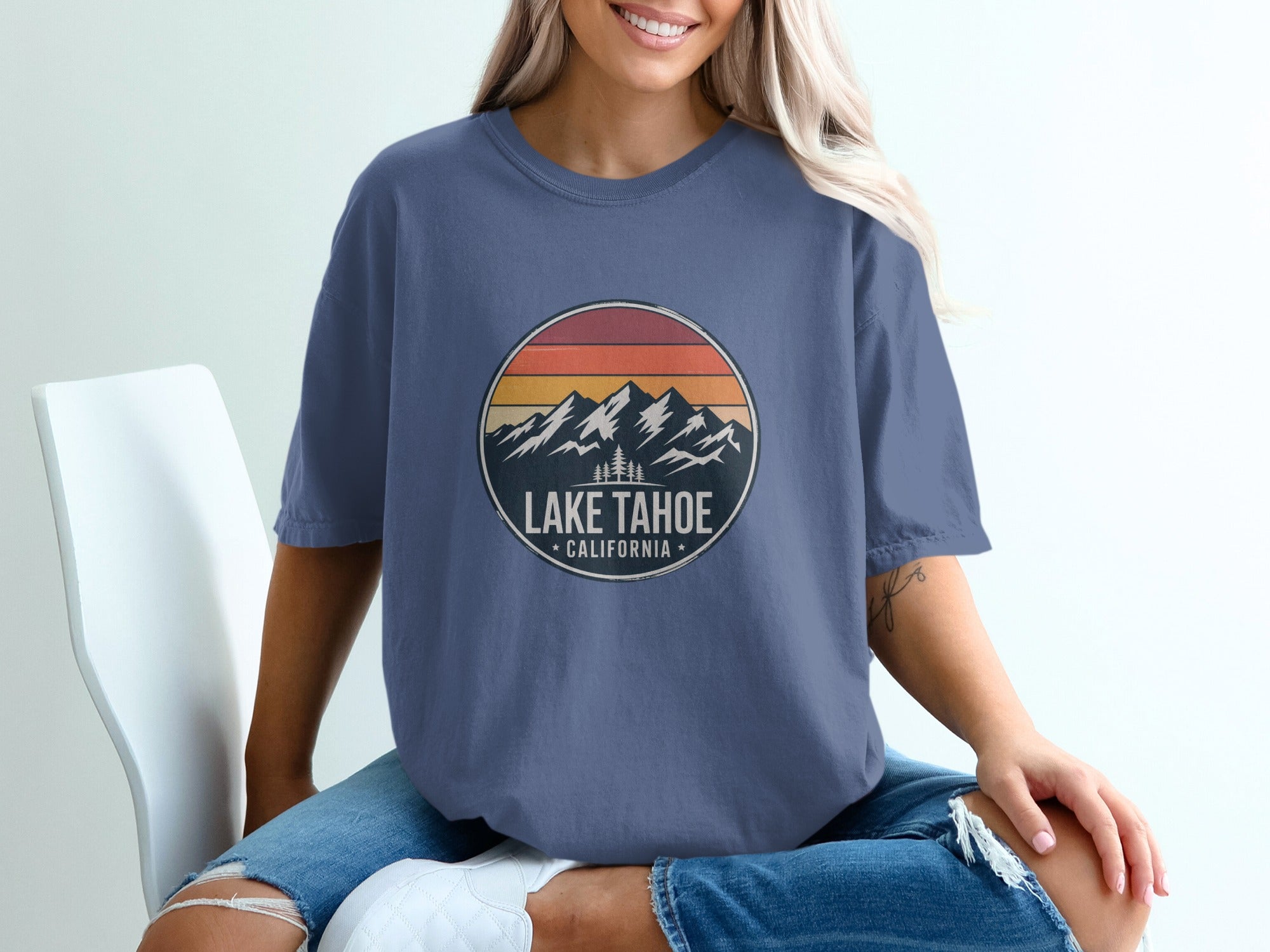 Lake Tahoe California Graphic Tee Shirt product
