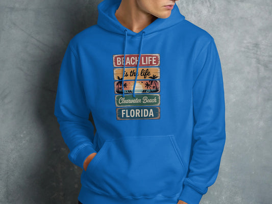 Beach Life Clearwater Beach Florida Hoodie product