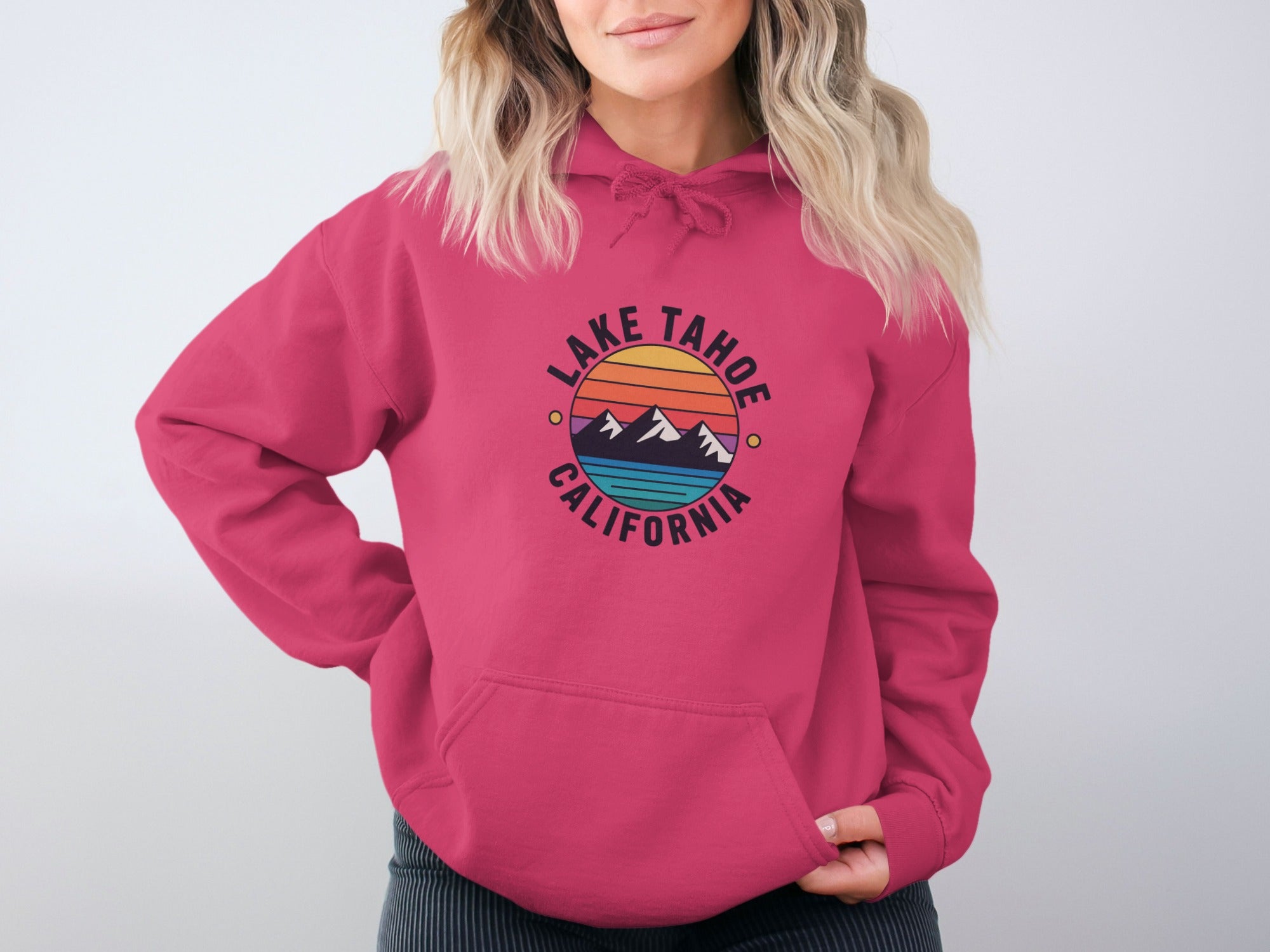 Lake Tahoe California Graphic Hoodie