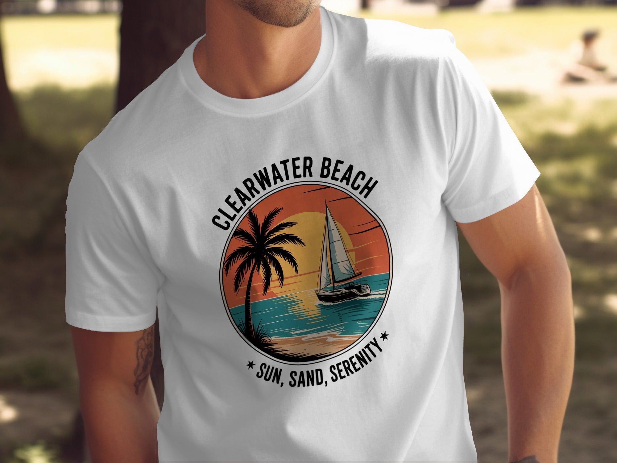 Clearwater Beach Sun Sand Serenity T-Shirt product type