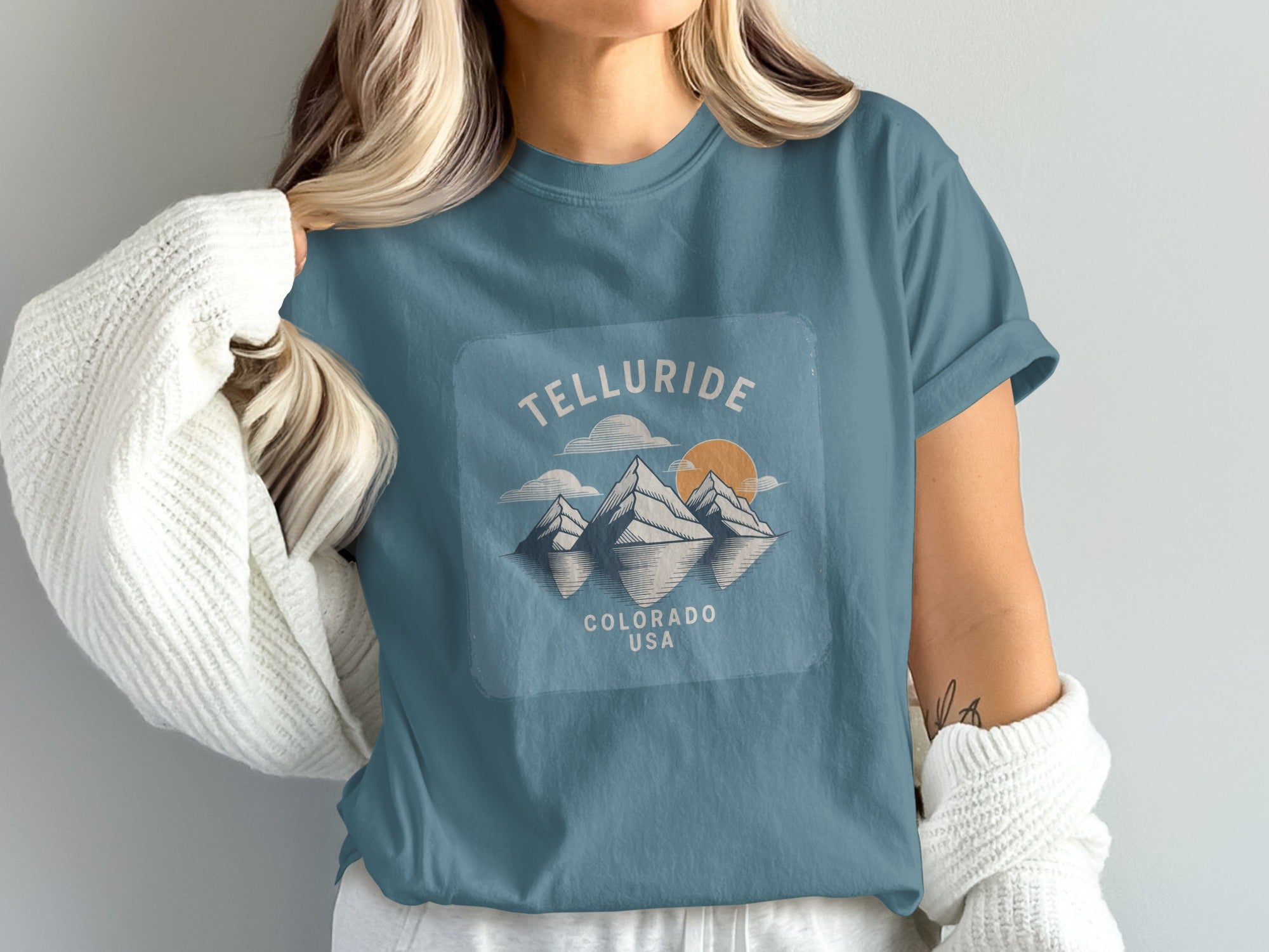 Telluride Colorado USA Mountains Graphic T-shirt product