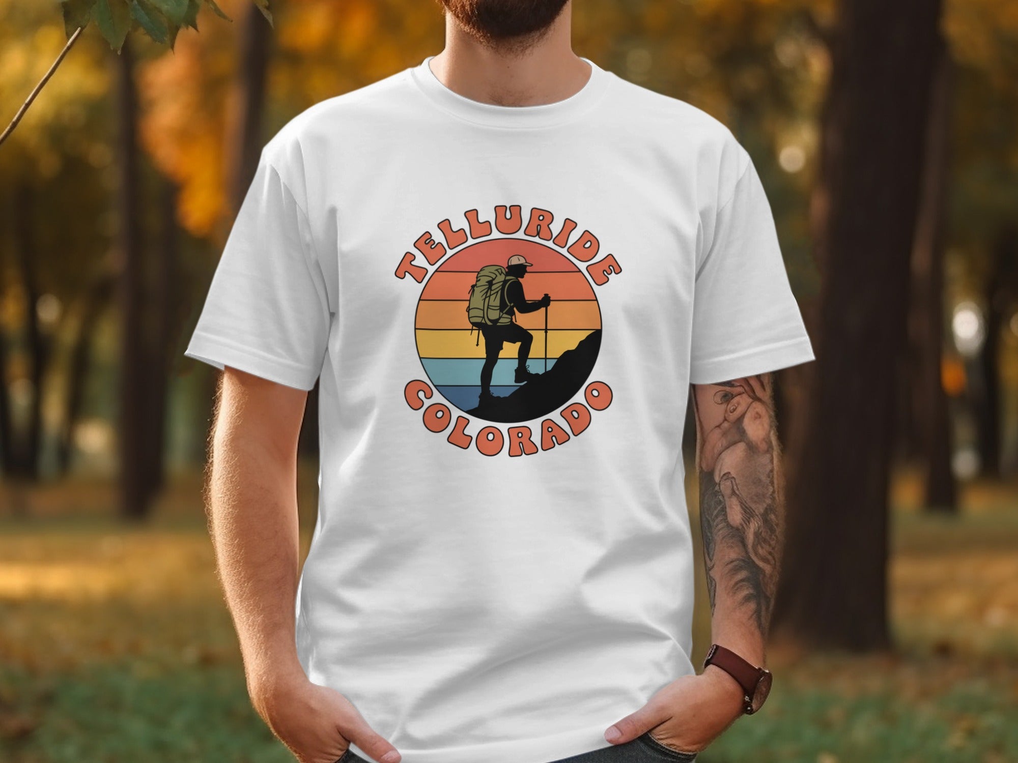 Telluride Colorado Graphic Hiking T-Shirt product