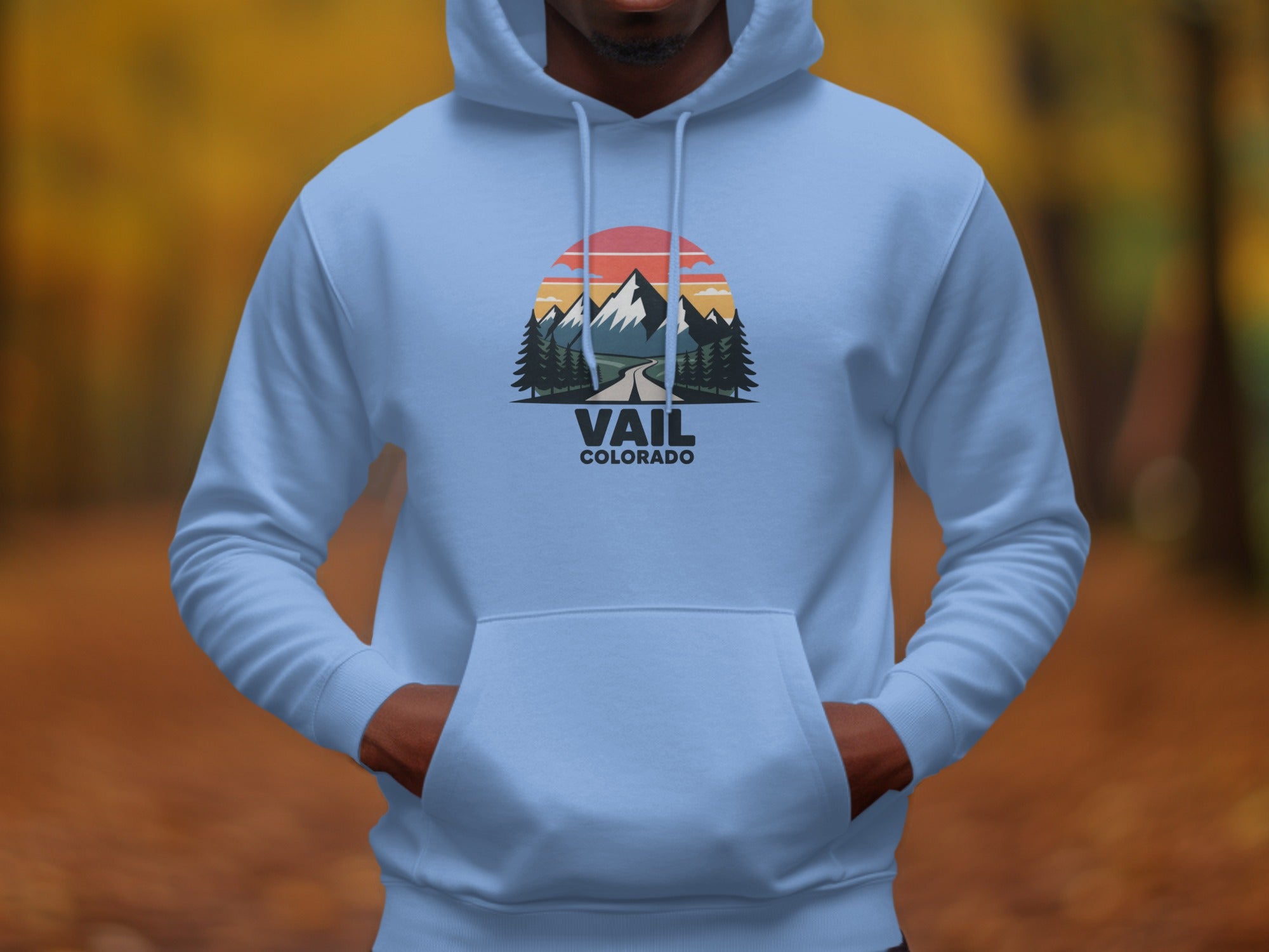 Vail Colorado Mountain Sunset Hoodie product