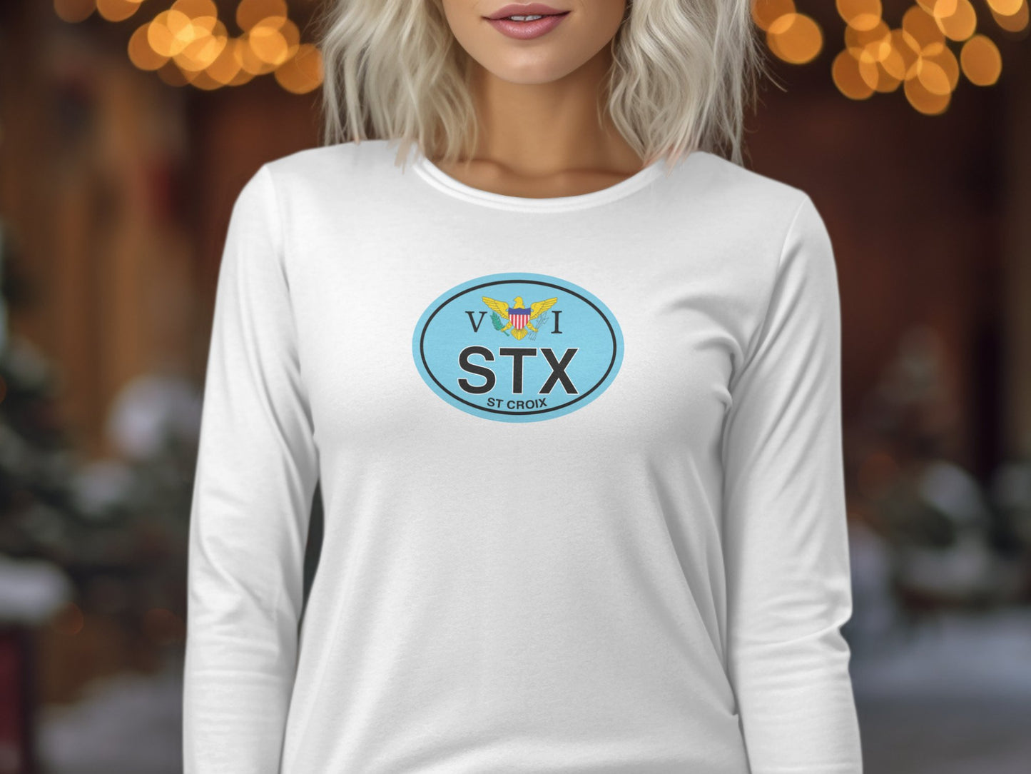 St Croix Christmas Festival, St Croix Food and Wine Experience, Agriculture and Food Fair Mens Long Sleeve T-Shirt tee