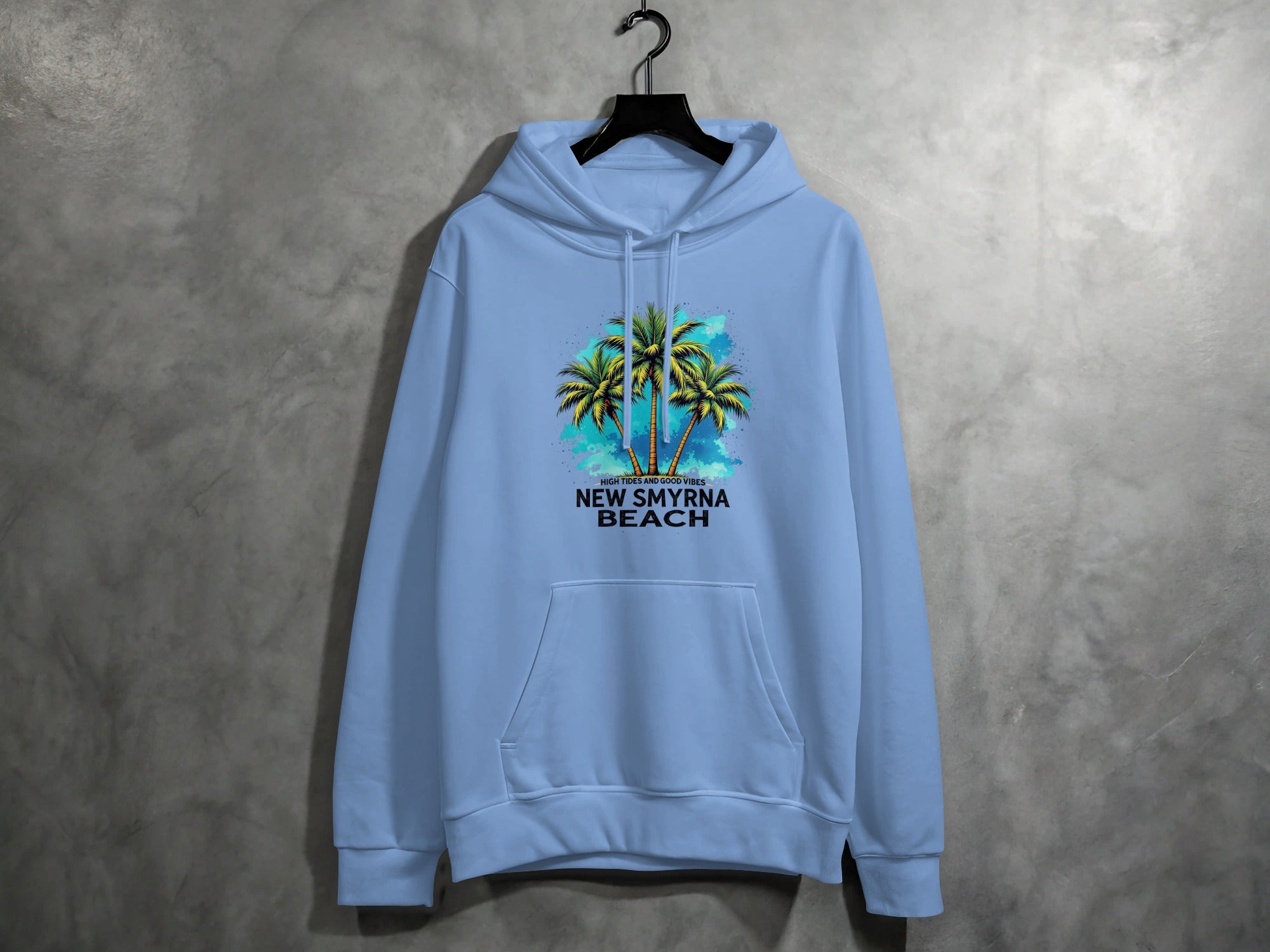 New Smyrna Beach Palm Trees Hoodie product