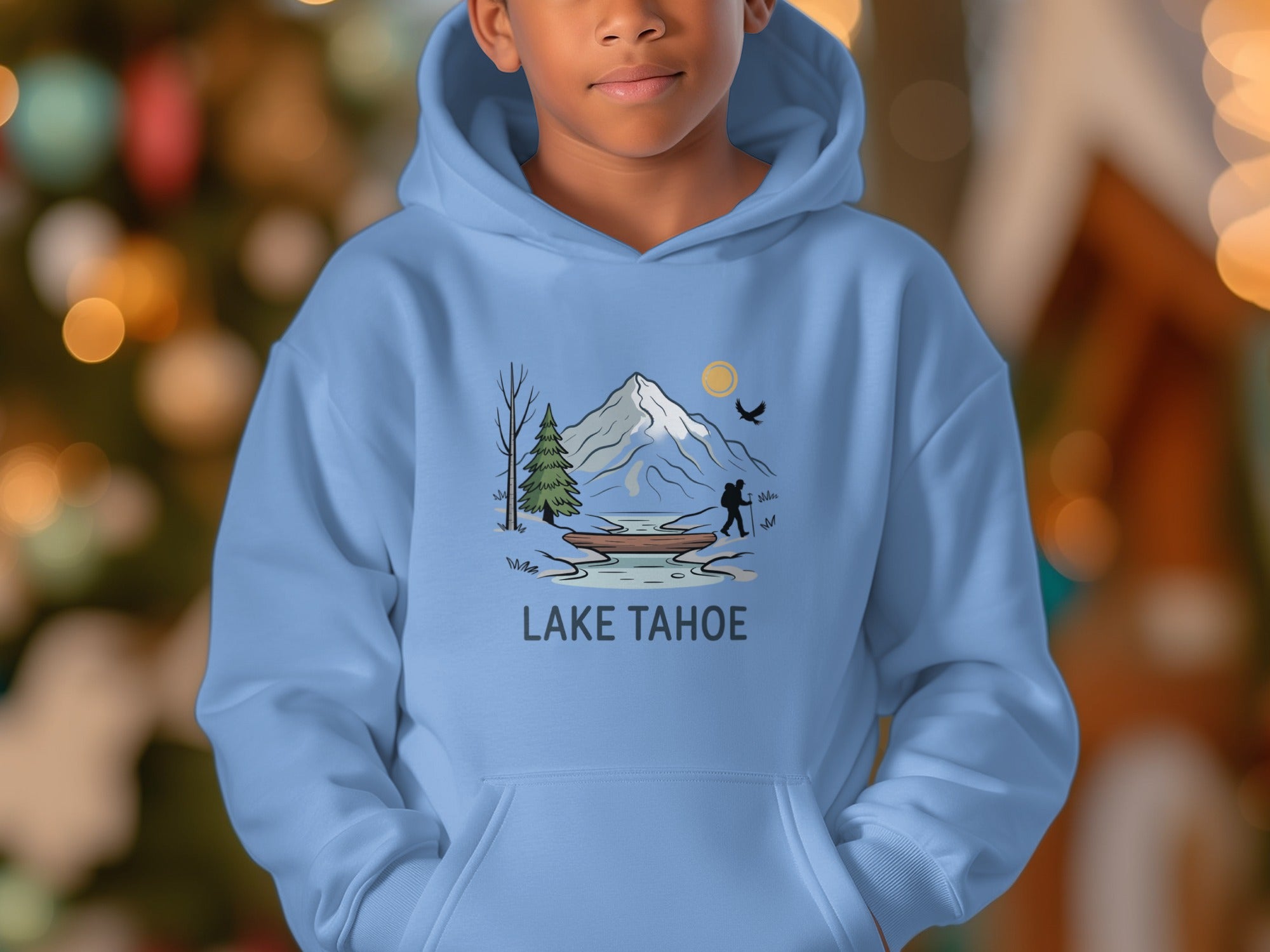 Lake Tahoe Mountain Scenery Hoodie 앱