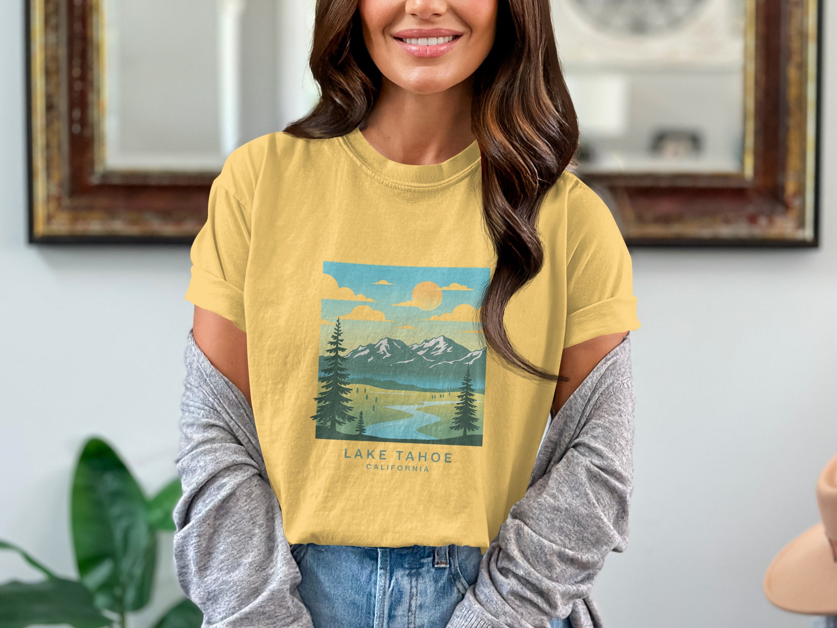 Lake Tahoe California Graphic T-shirt product type