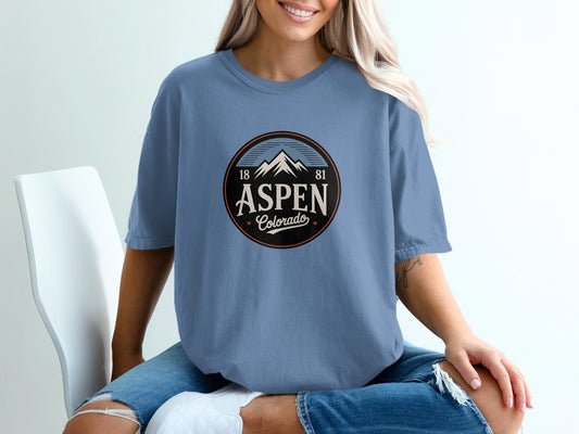 Aspen Colorado Mountains Graphic Tee Shirt product