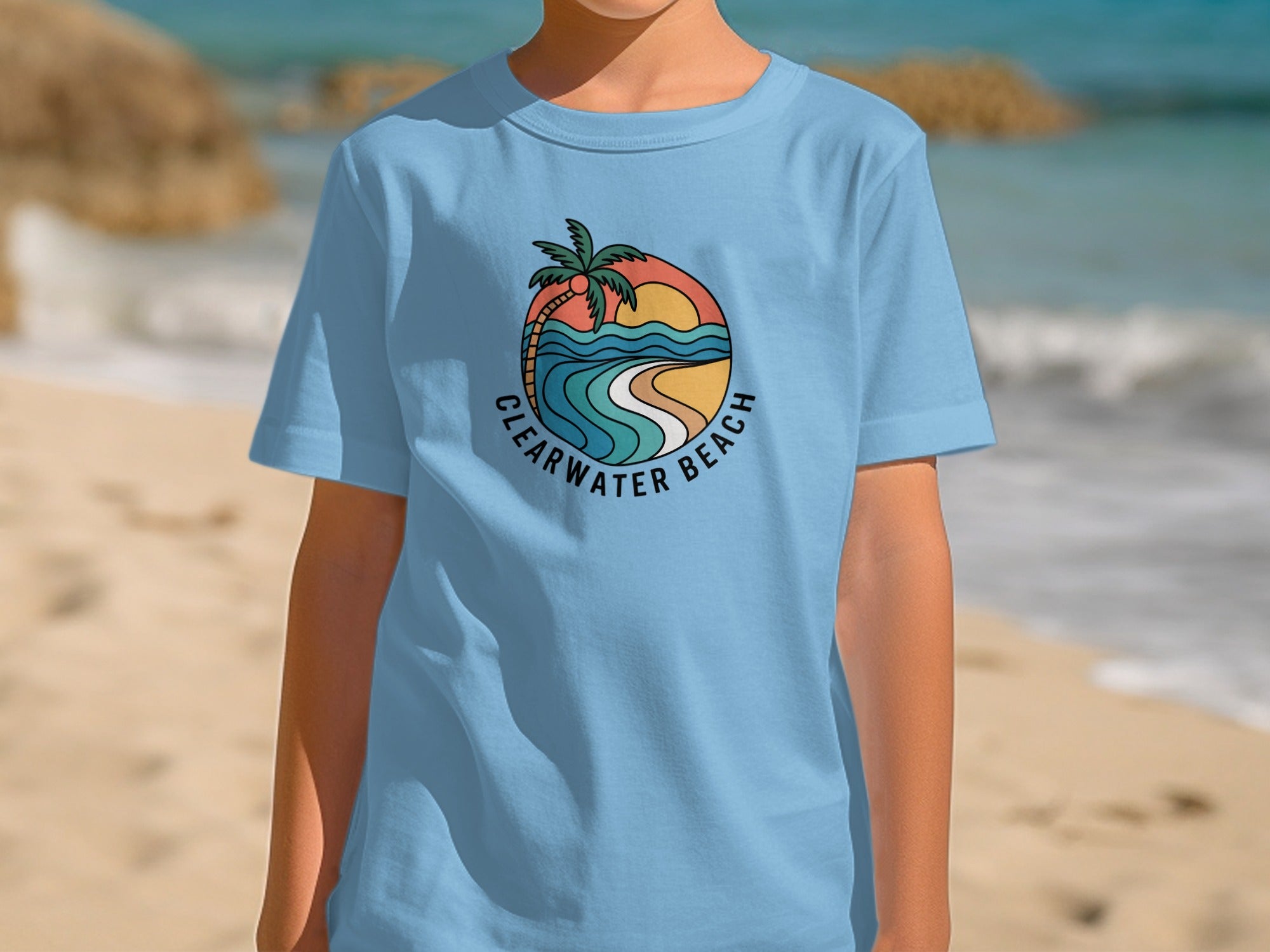 Clearwater Beach Graphic Design T-Shirt product