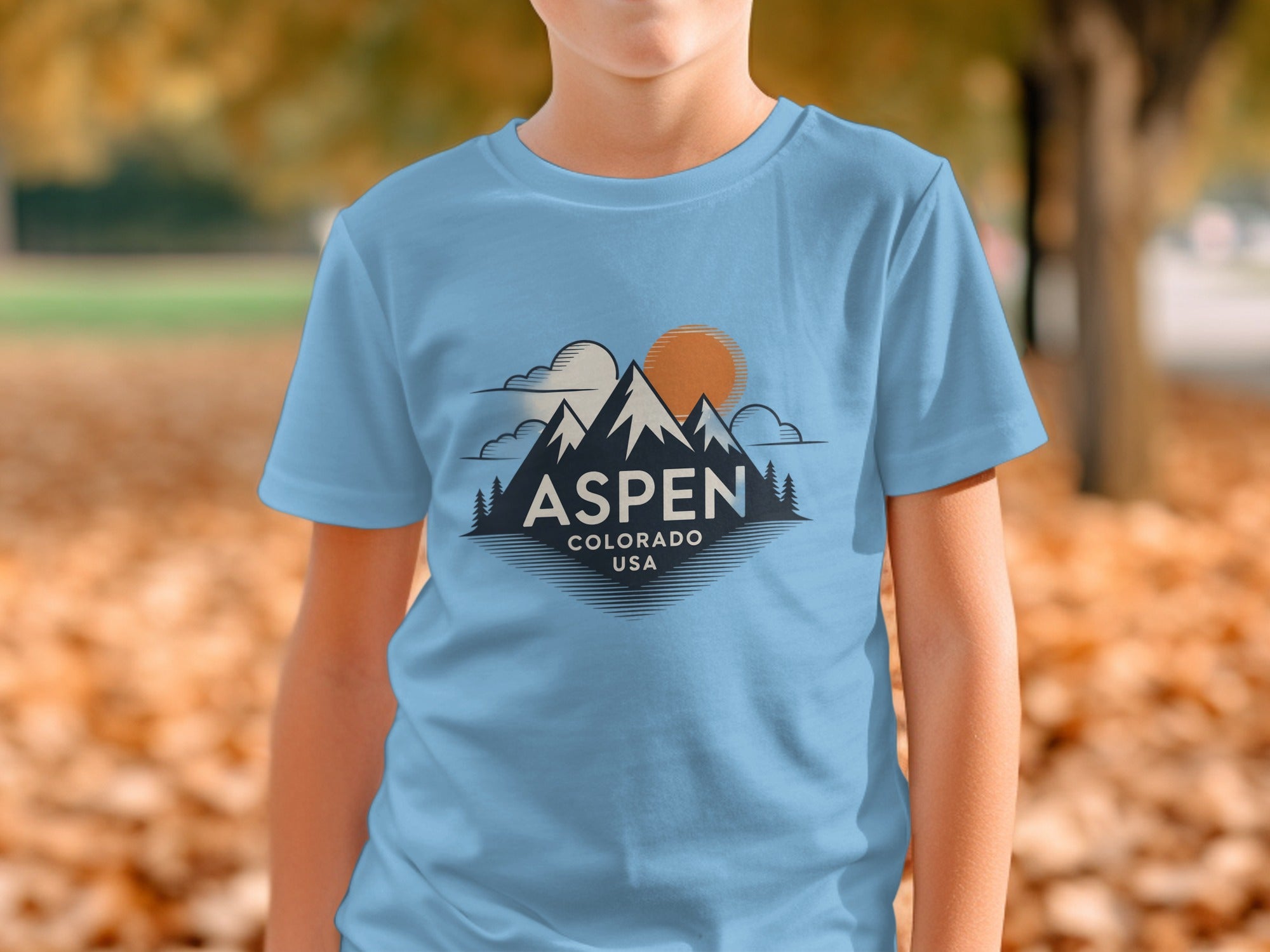 Aspen Colorado USA Graphic Print T-shirt